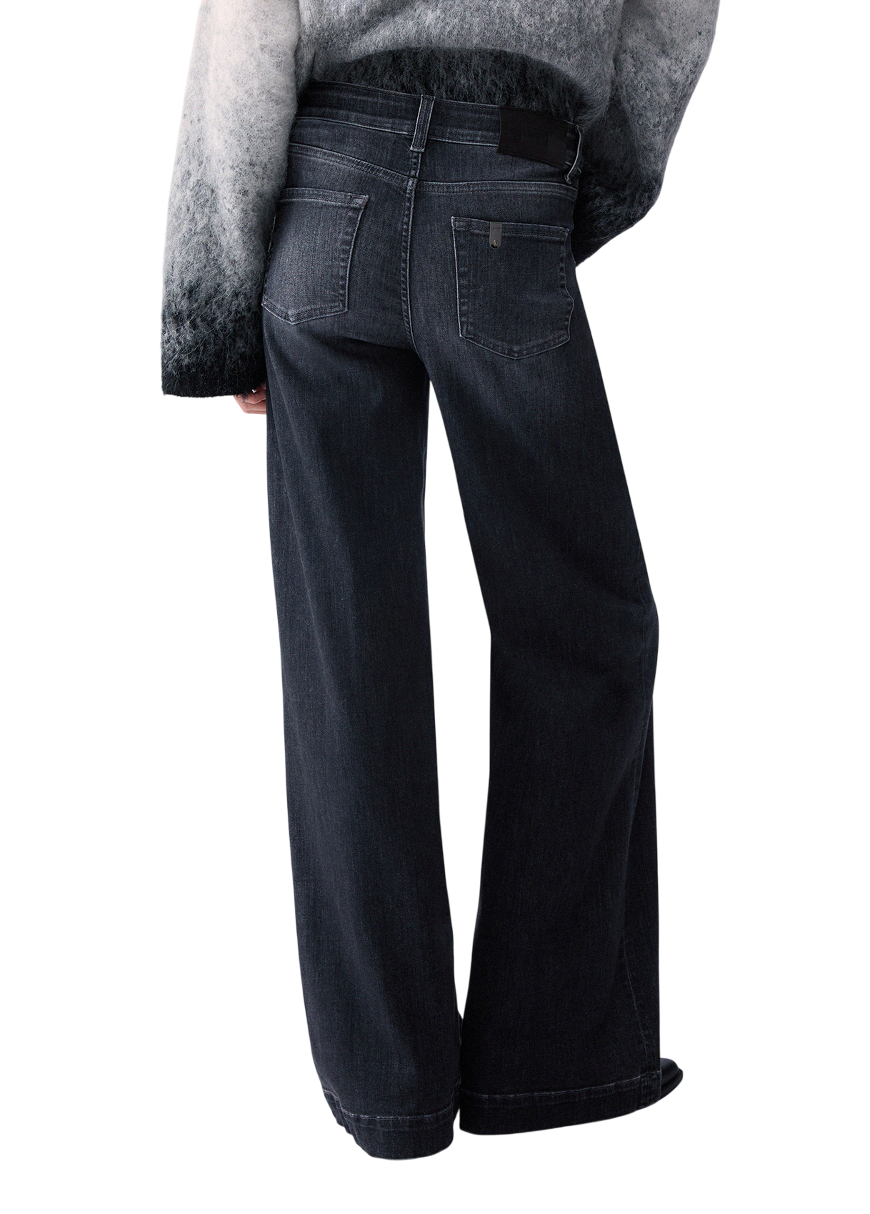 Liu Jo jeans palazzo donna in denim stretch lavaggio grigio UF6068DS081 8L504 LIU JO 