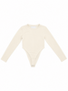 Lulù by Miss Grant body manica lunga bambina latte
