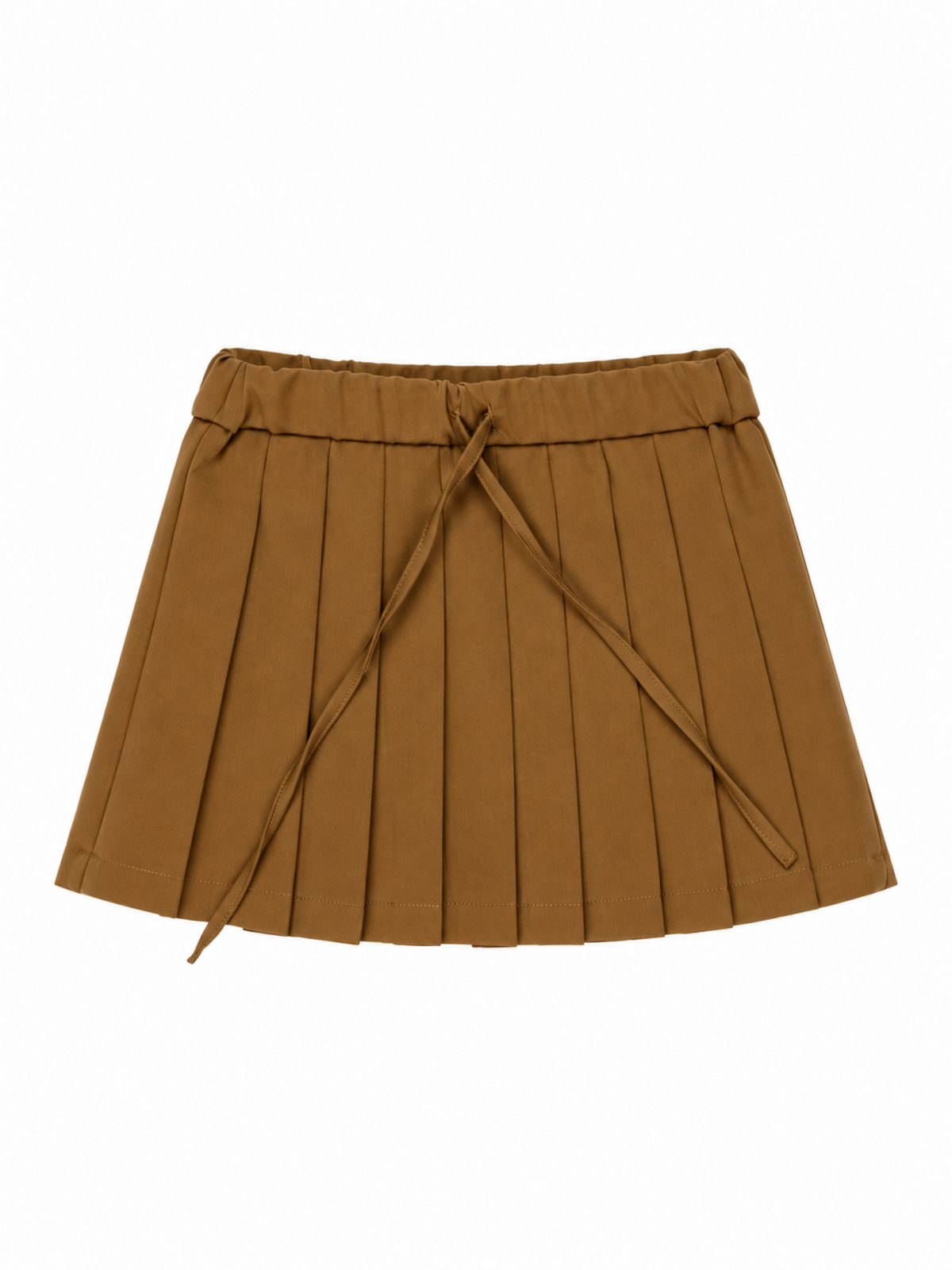 Lulù by Miss Grant gonna corta a pieghe bambina marrone LL4545 CIOCCOLATO LU LU' 