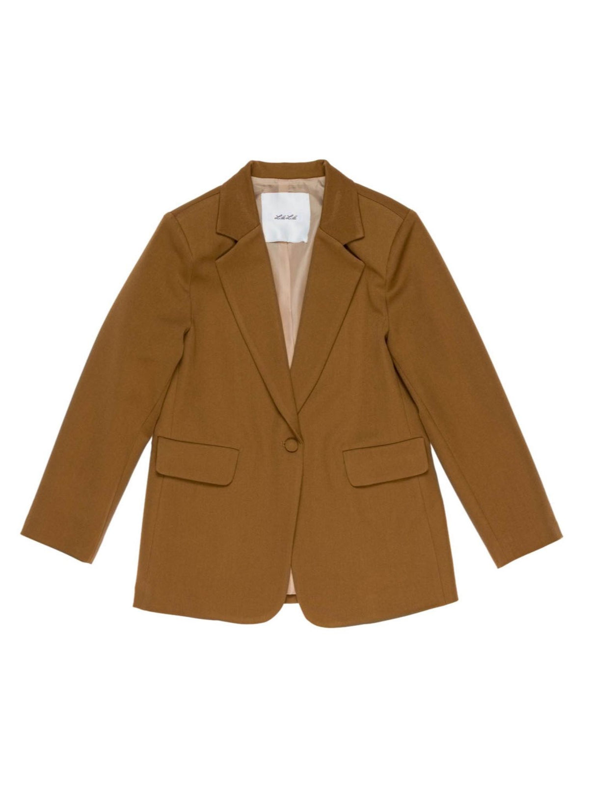 Lulù by Miss Grant giacca blazer monopetto bambina marrone LL4547 CIOCCOLATO LU LU' 