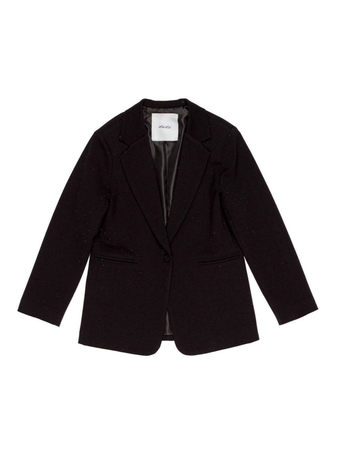Lulù by Miss Grant giacca blazer bambina con strass nero LL4549 NERO LU LU' 