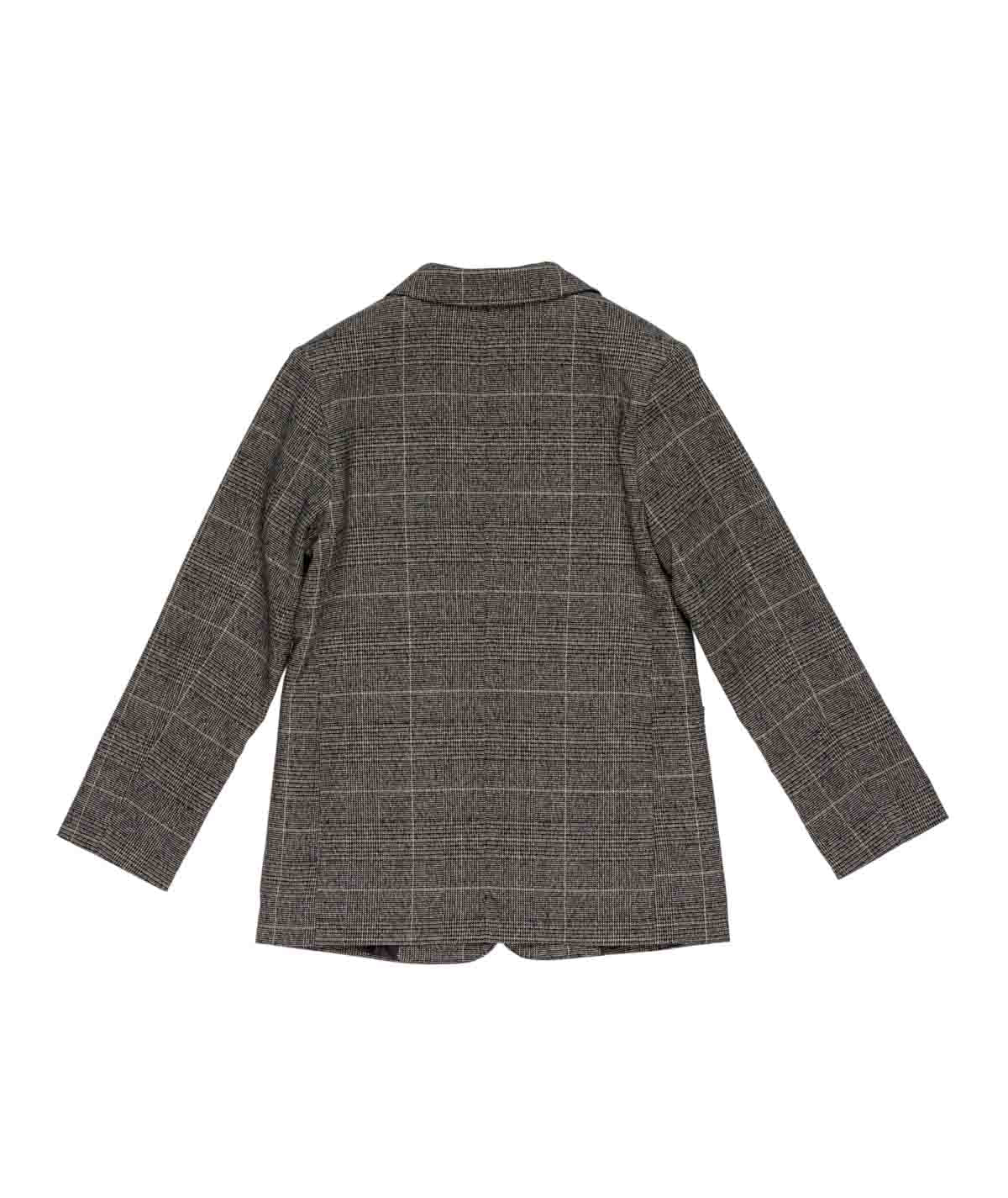 Lulù by Miss Grant giacca blazer bambina fantasia Principe di Galles grigio LL4675 CHENE LU LU' 