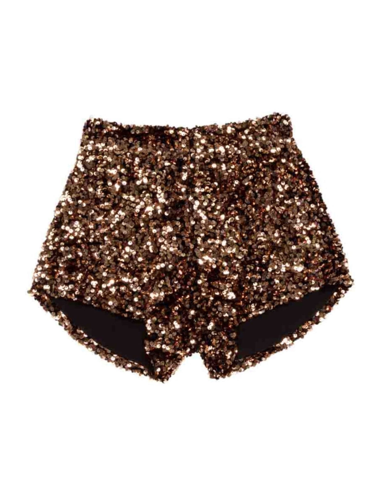 Lulù by Miss Grant shorts bambina con paillettes marrone LL4718 CIOCCOLATO LU LU' 