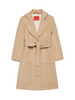 Max&Co cappotto a vestaglia in lana bambina Runaway cammello