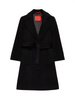 Max&Co cappotto a vestaglia in lana bambina Runaway nero