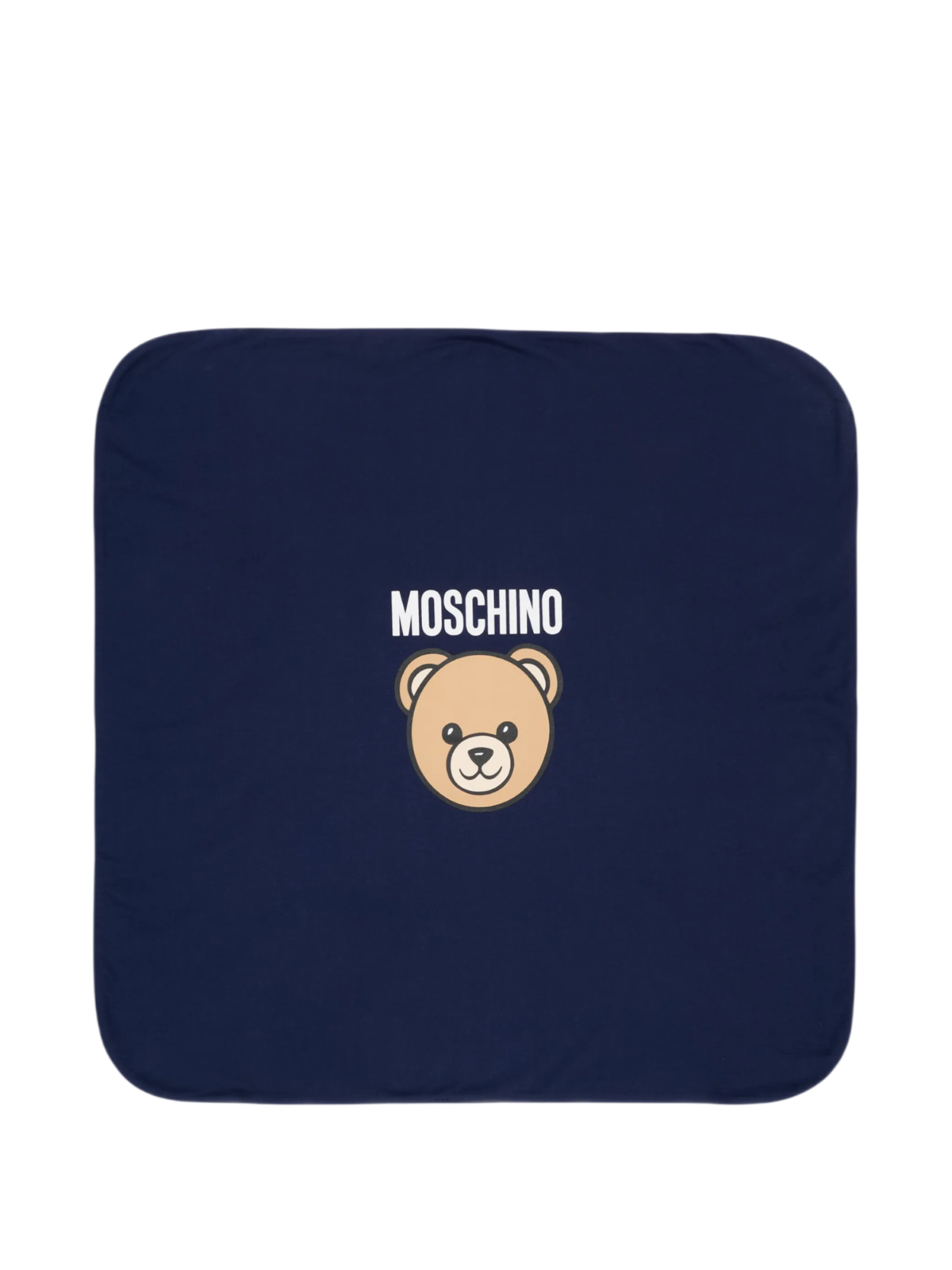 Moschino coperta unisex neonato con stampa orsetto blu MUB00OLCA40 40016 MOSCHINO 