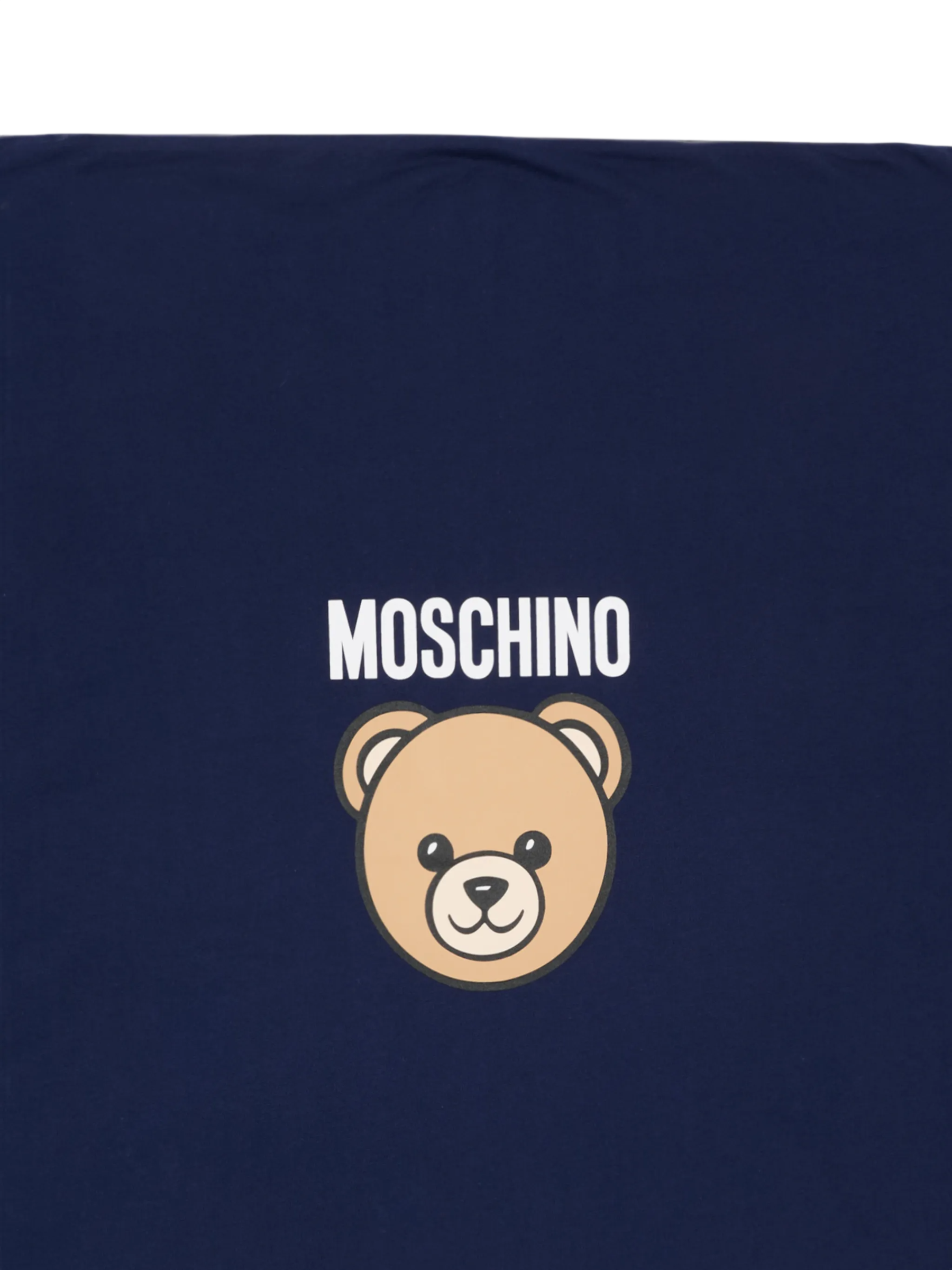 Moschino coperta unisex neonato con stampa orsetto blu MUB00OLCA40 40016 MOSCHINO 