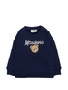 Moschino felpa unisex neonato con orsetto blu