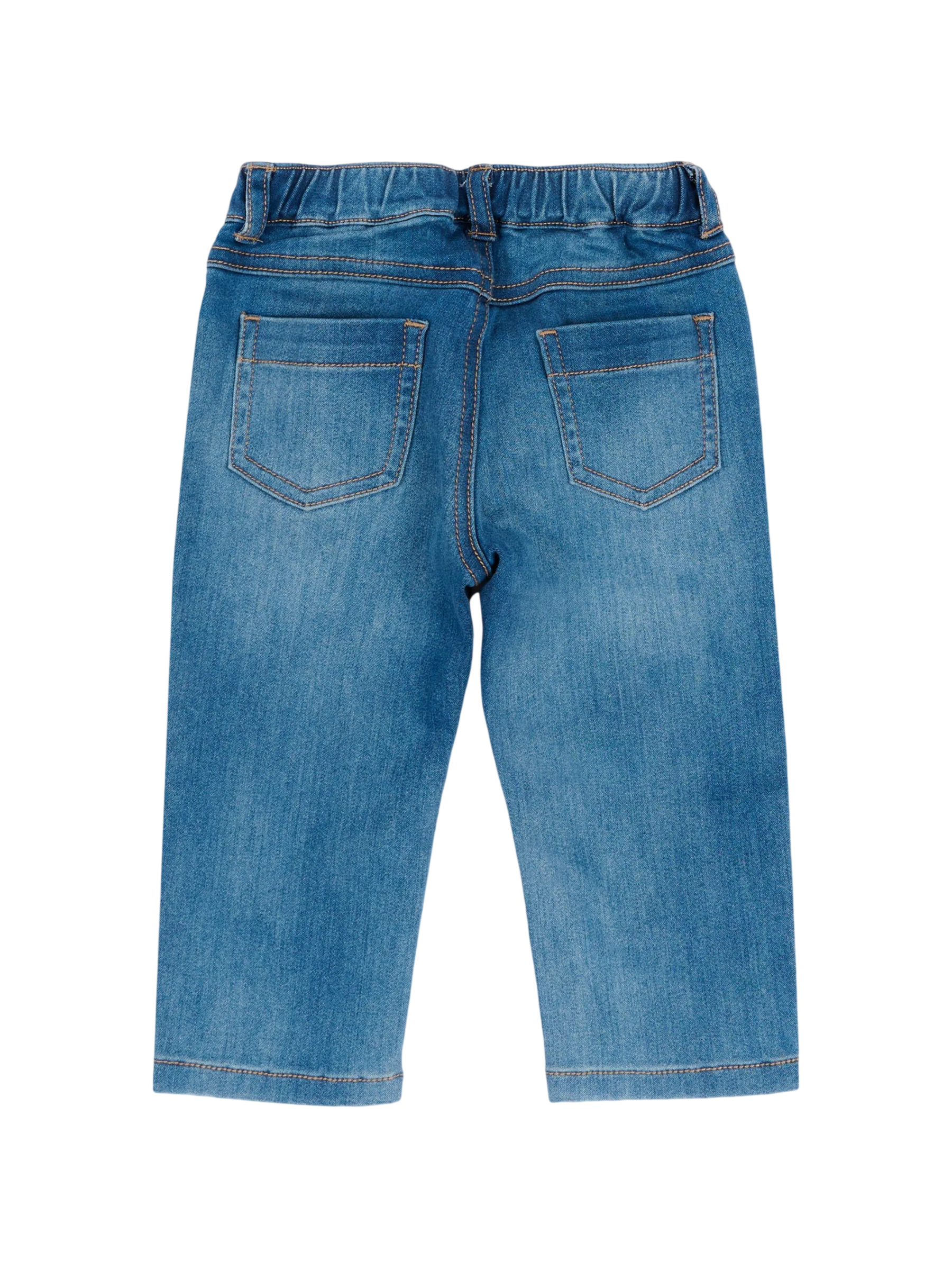 Moschino jeans unisex neonato slim con orsetto lavaggio medio MUP065LXE43 40332 MOSCHINO 