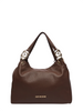 Love Moschino borsa tote a spalla in ecopelle martellata marrone