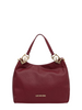 Love Moschino borsa tote a spalla in ecopelle martellata bordeaux