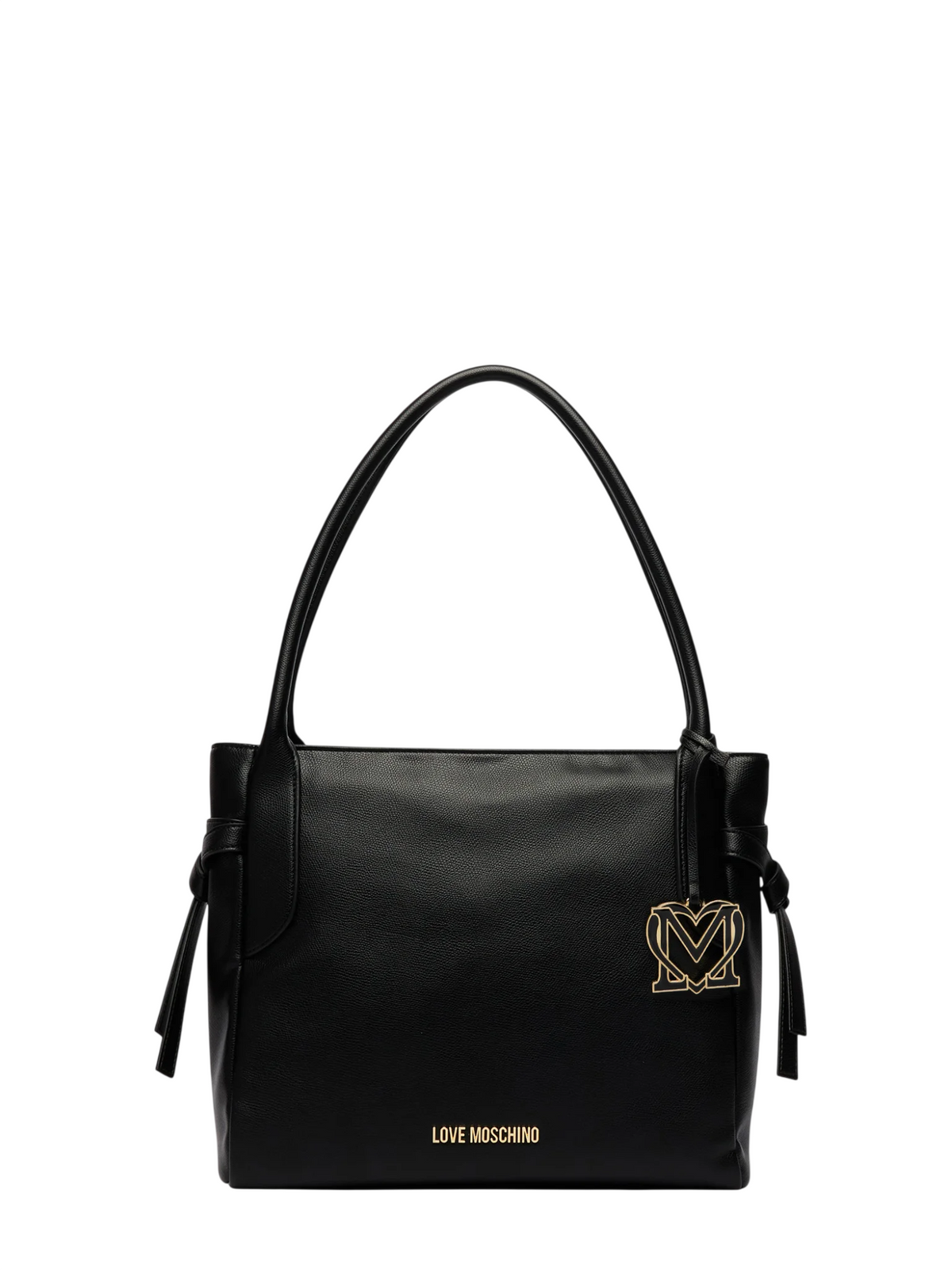 Love Moschino borsa a spalla in ecopelle martellata nero JC4056PP1P-LL0 000 MOSCHINO LOVE 
