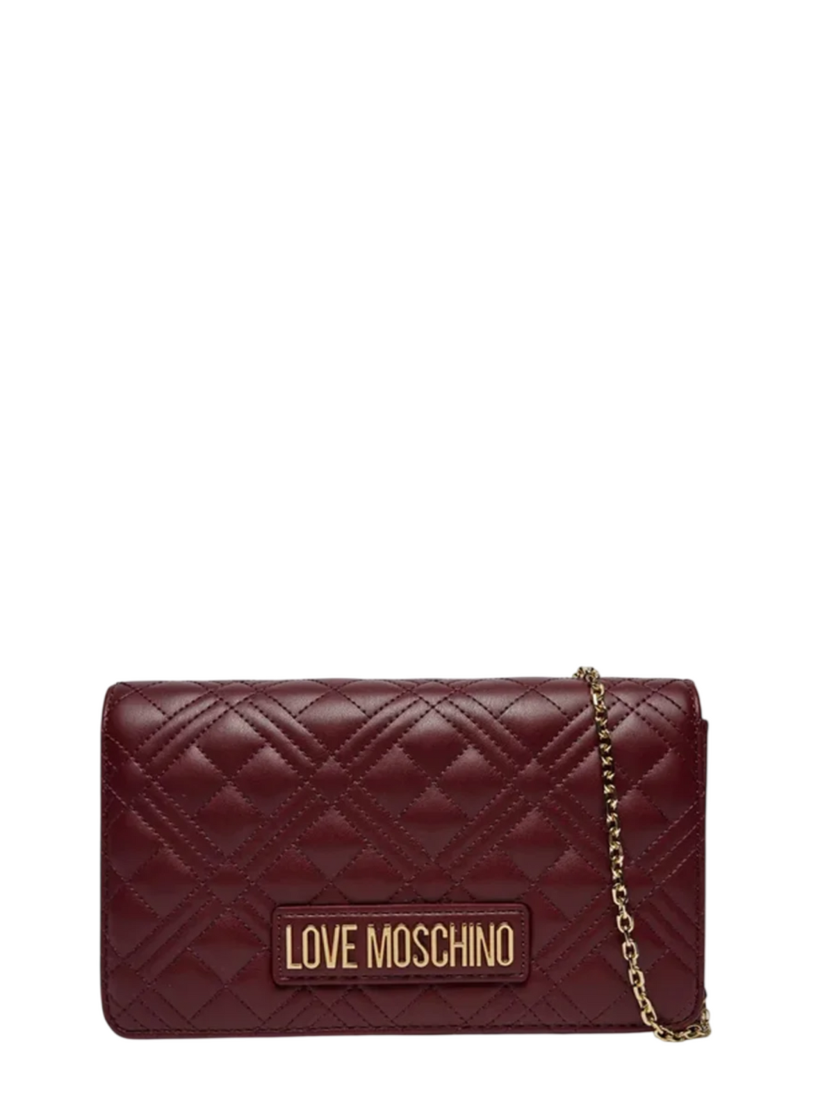 Love Moschino borsa a tracolla donna in ecopelle trapuntata bordeaux JC4079PP1P-LA0 552 MOSCHINO LOVE 