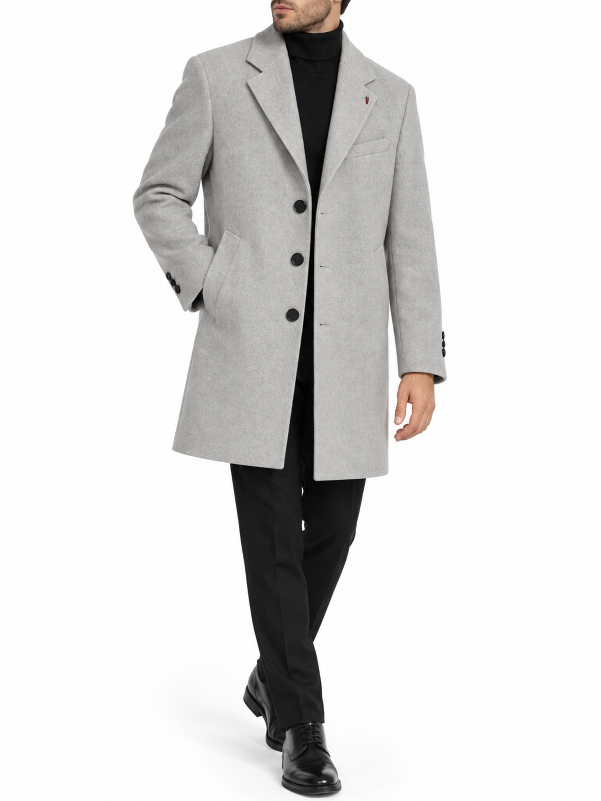 Mulish cappotto uomo misto lana Everest ecrù EVEREST-MCPS100 CASHA MULISH 