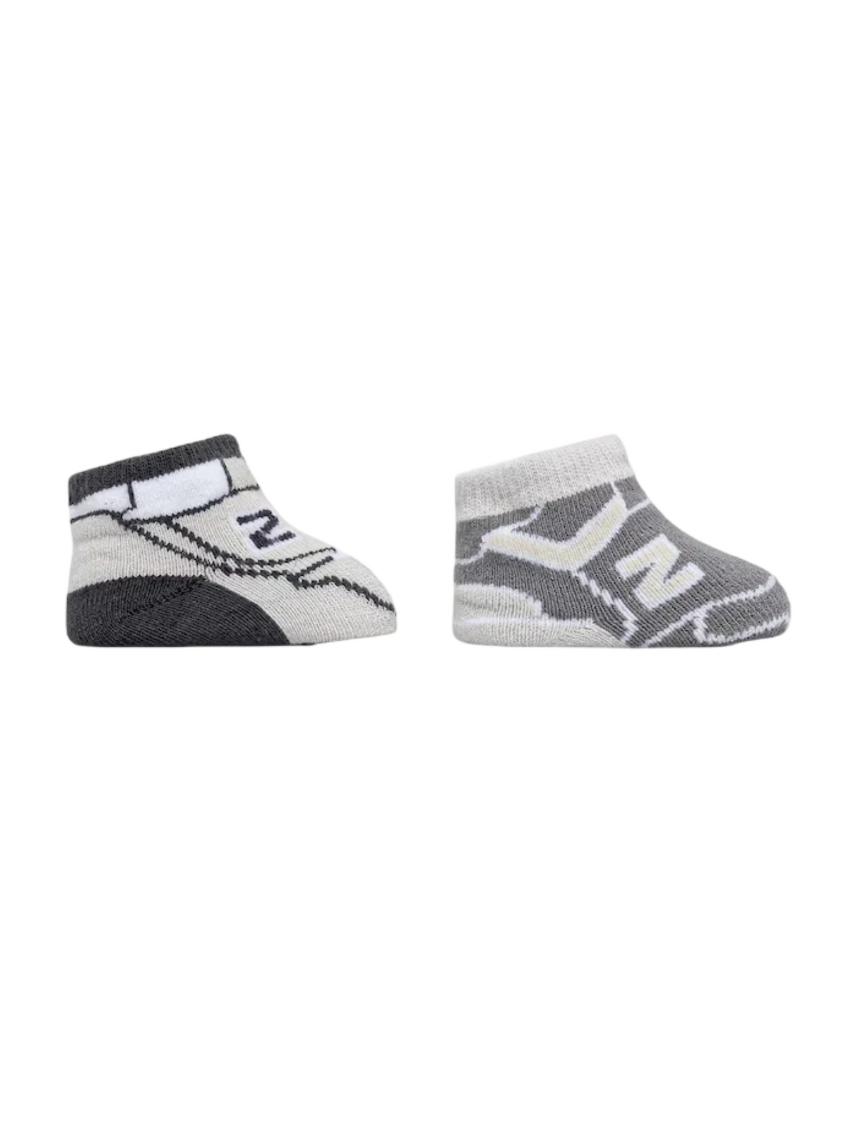 New Balance set 2 calzini neonato con logo grigio LAKB0104 GYM NEW BALANCE 