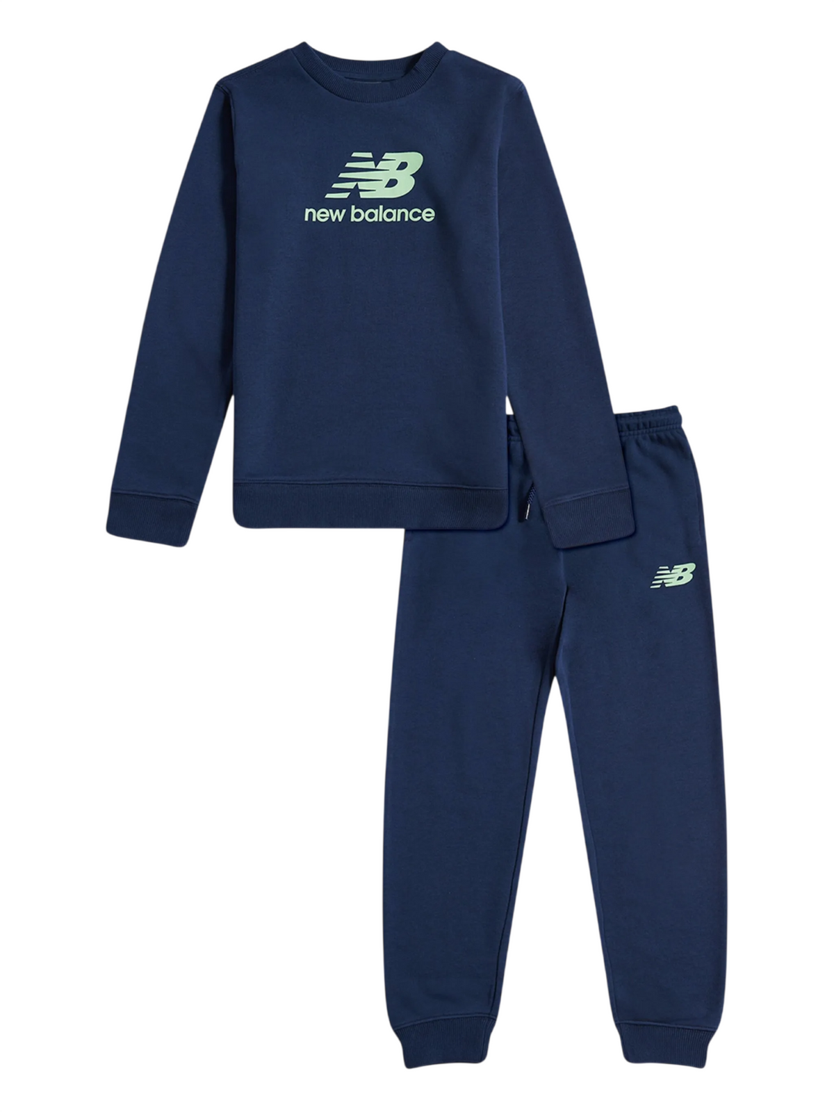 New Balance completo bambino felpa e pantaloni blu LAKB0321 NNY NEW BALANCE 