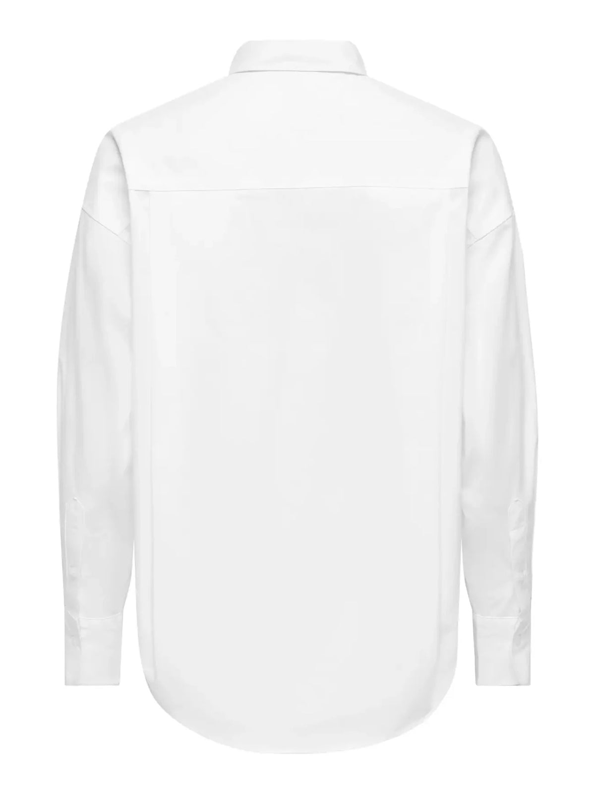 Only camicia donna manica lunga in cotone bianco 15381158 BRIGHT WHITE ONLY 