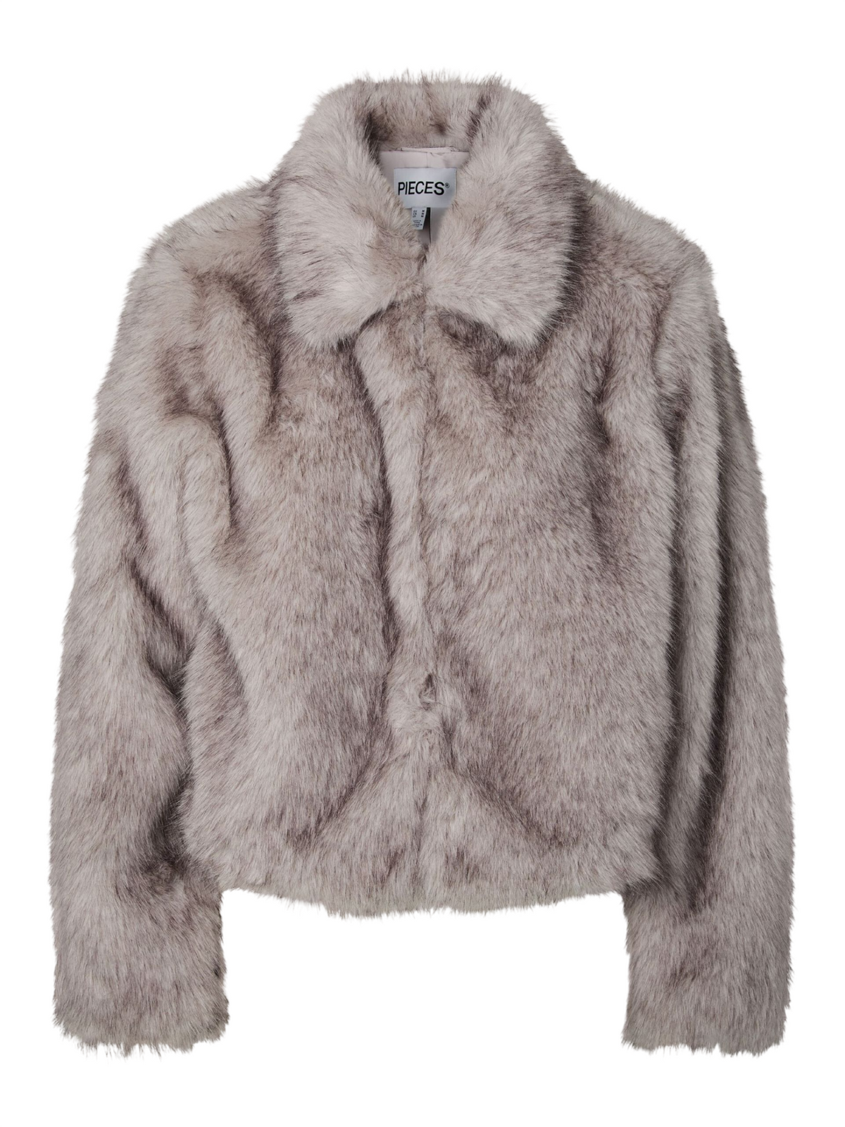 pcjilla short fluffy jacket 17159054 CATHEDRAL SPIRE PIECES 