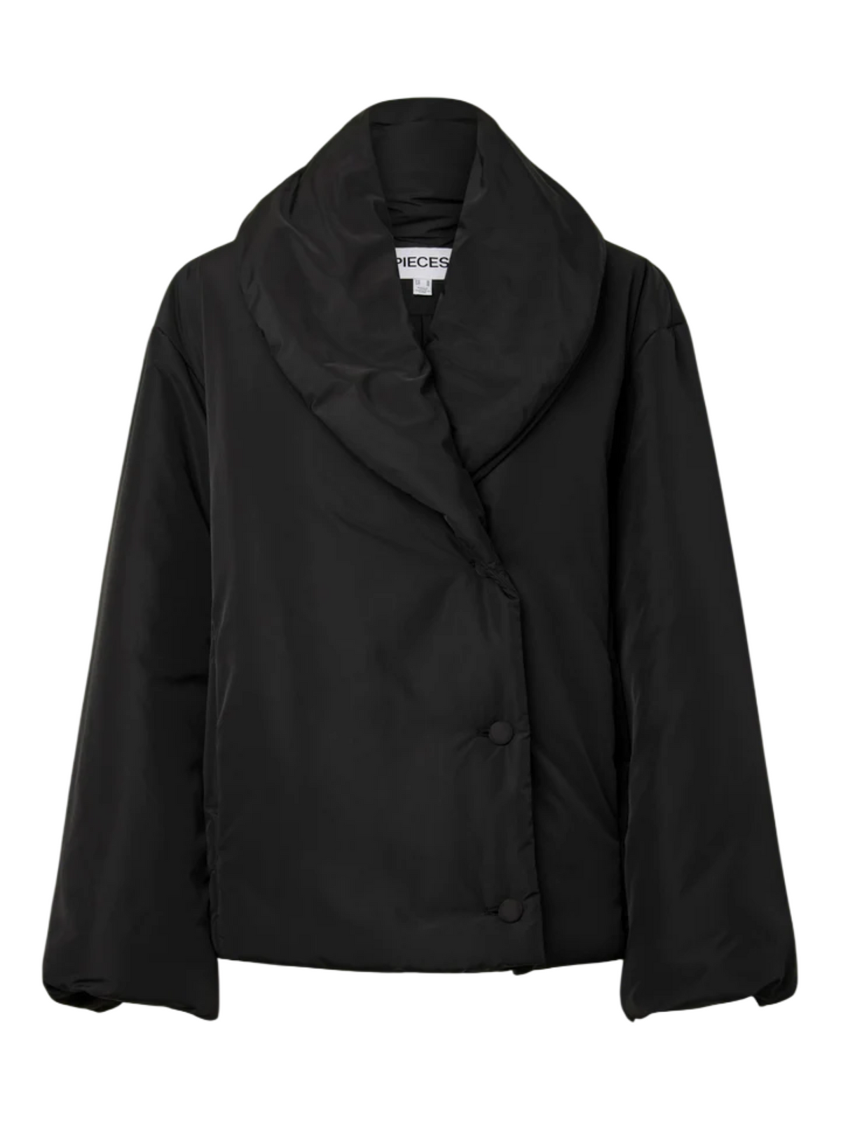 pcanne puffer jacket 17166344 BLACK PIECES 