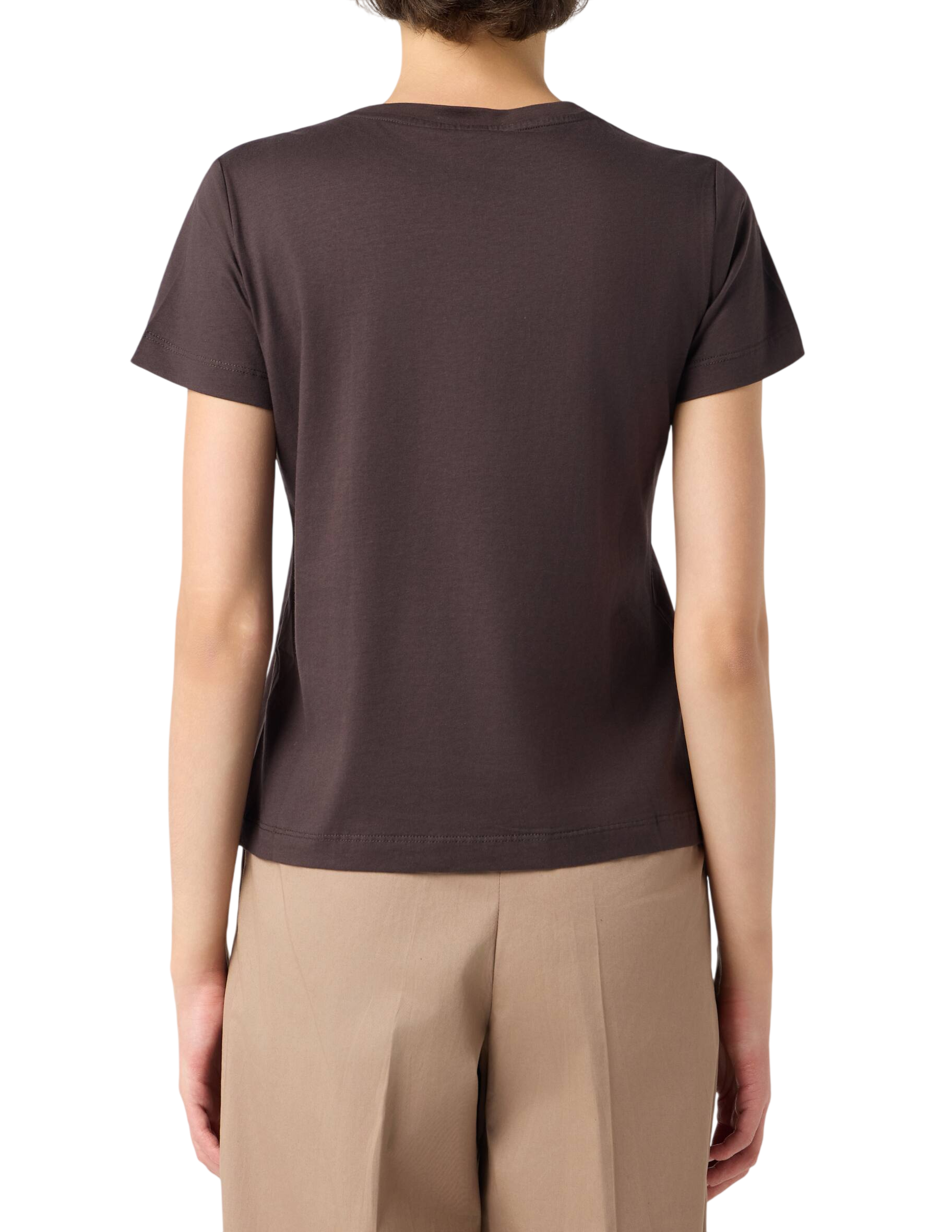 Pinko T-shirt Quentin manica corta con logo Love Birds gioiello marrone 100535-A3JP L72 PINKO 