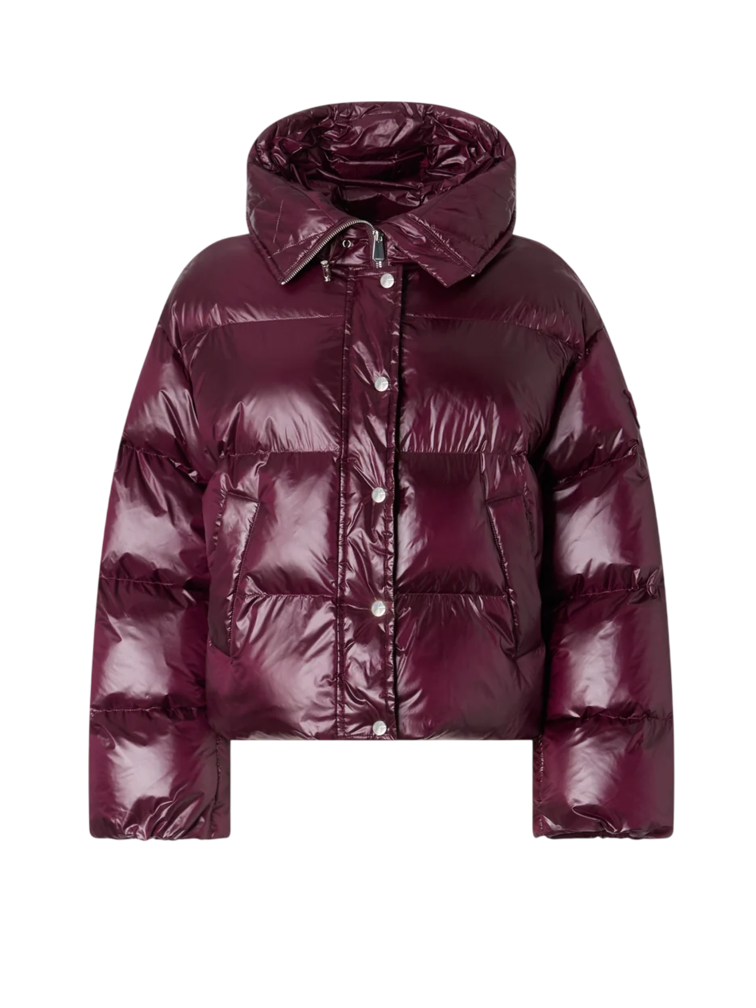 Pinko piumino donna Impasto con cappuccio borgogna 105656-A3FI RR7 PINKO 
