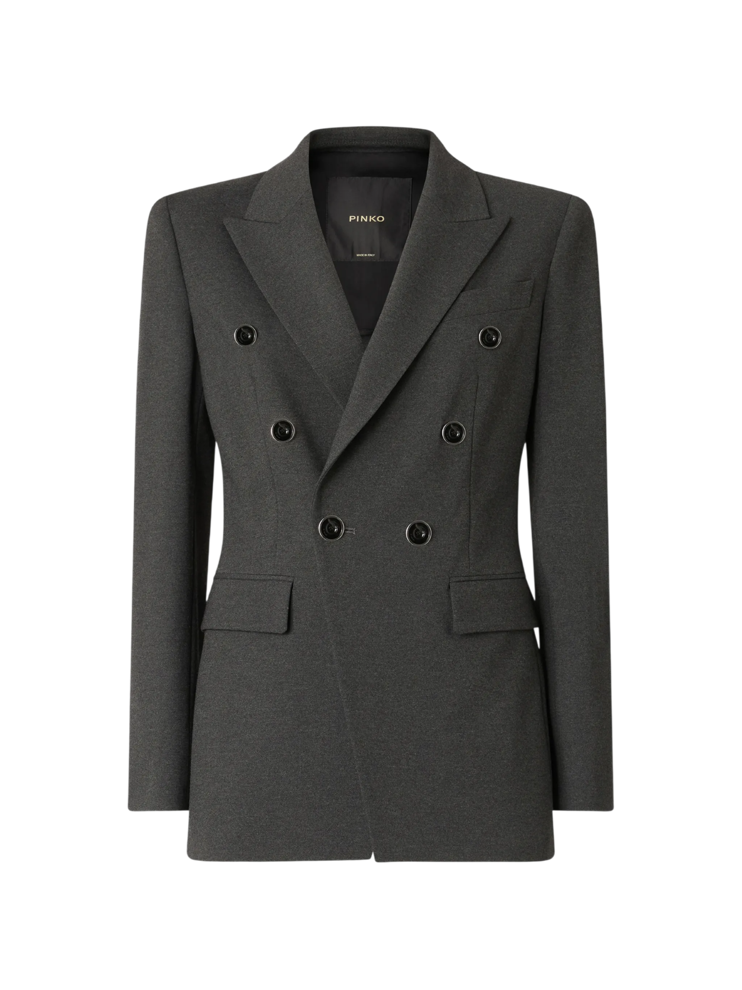 Pinko giacca blazer doppiopetto donna Hibiscus grigio 107438-A3AH I76 PINKO 