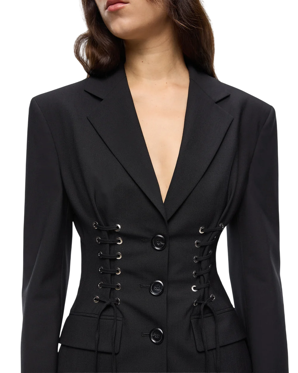 Pinko giacca blazer Hummer donna con stringhe nero 107583-A3G3 Z99 PINKO 
