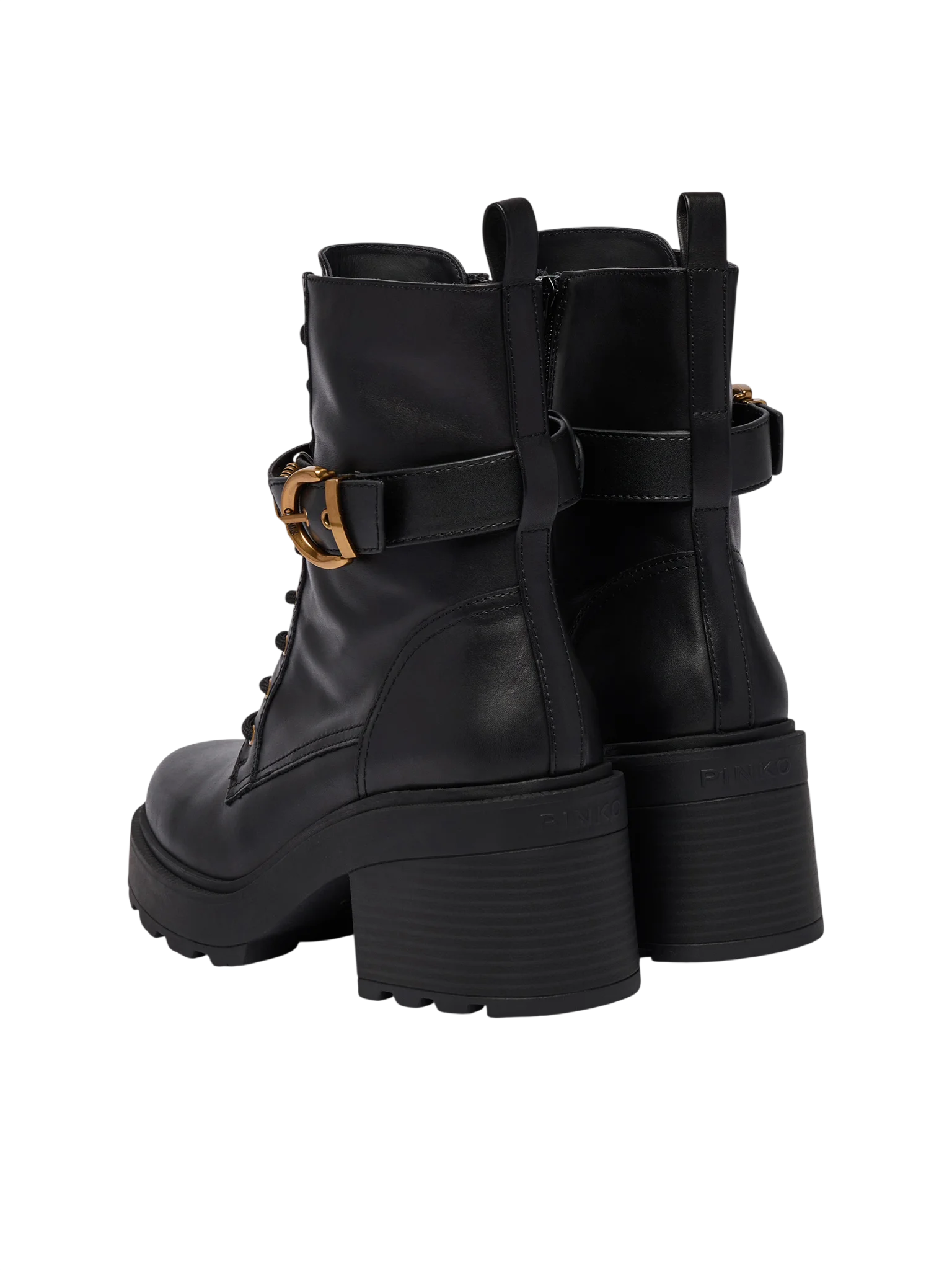 Pinko stivaletti tronchetto alti donna Altea in pelle nero SD0549P001 Z99 PINKO 