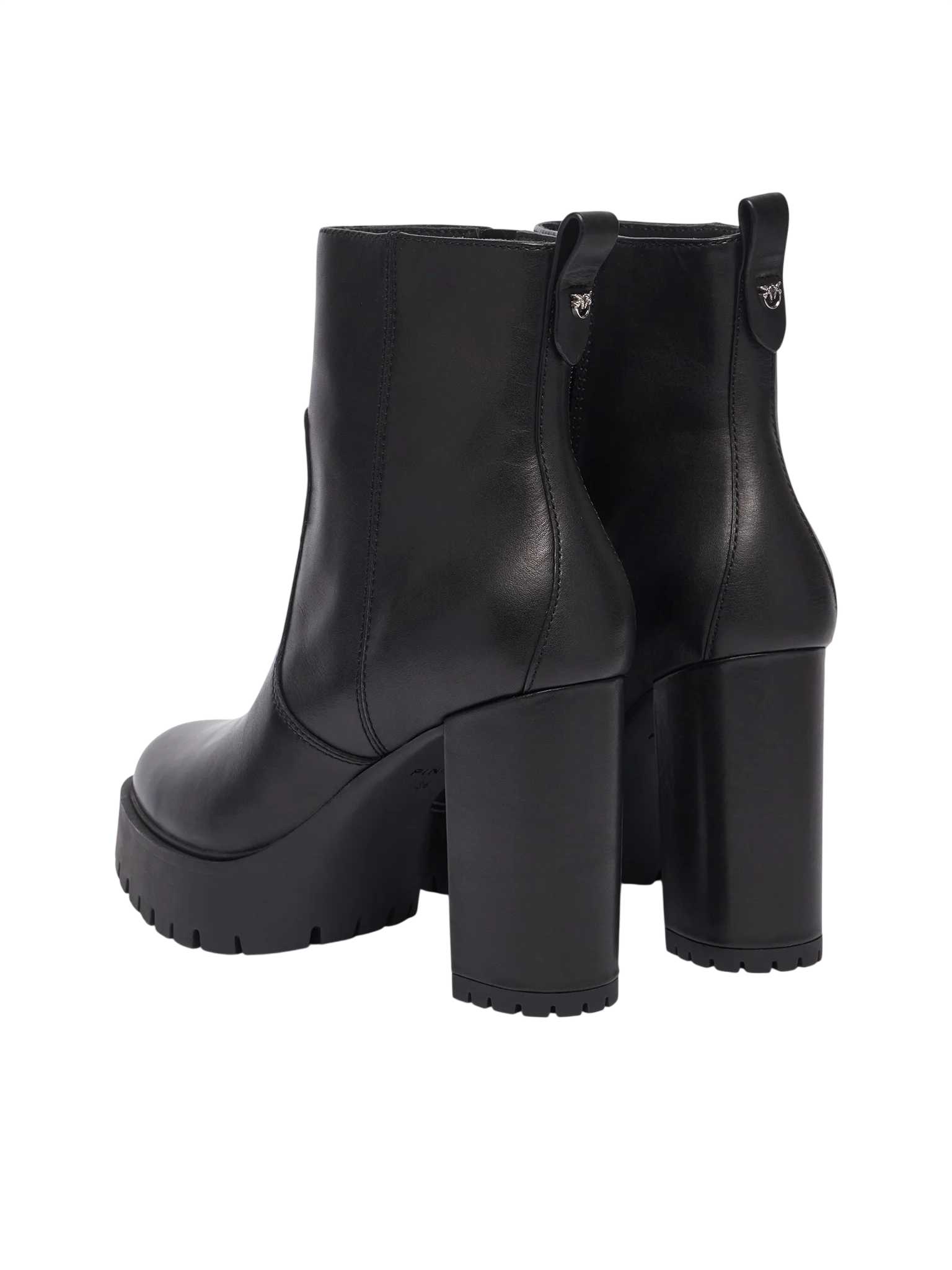 Pinko stivaletti alti tronchetto Clara in pelle nero SD0577P001 Z99 PINKO 