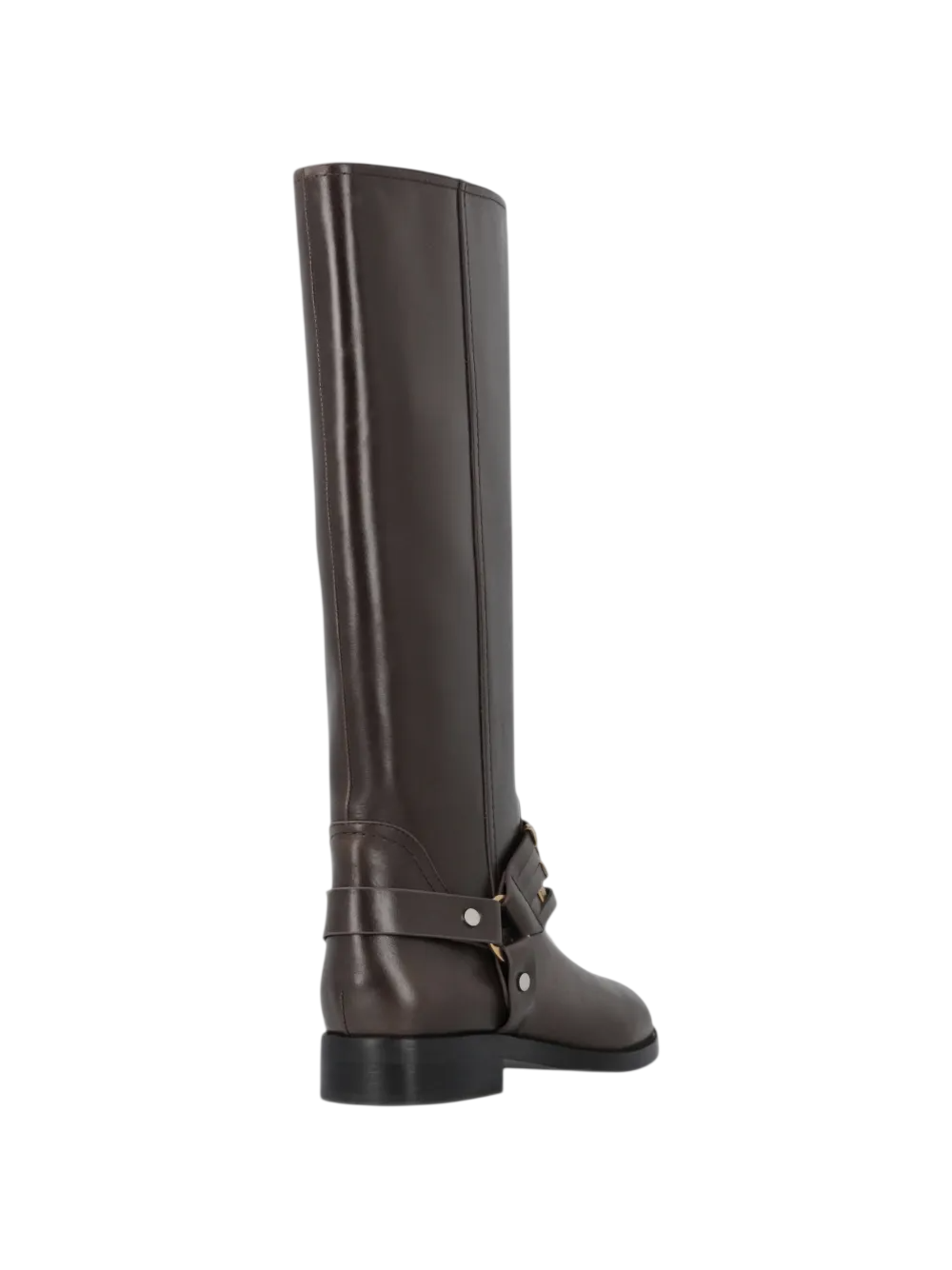 Pinko stivali donna in pelle Cheval con charms marrone SD0583P001 L72 PINKO 