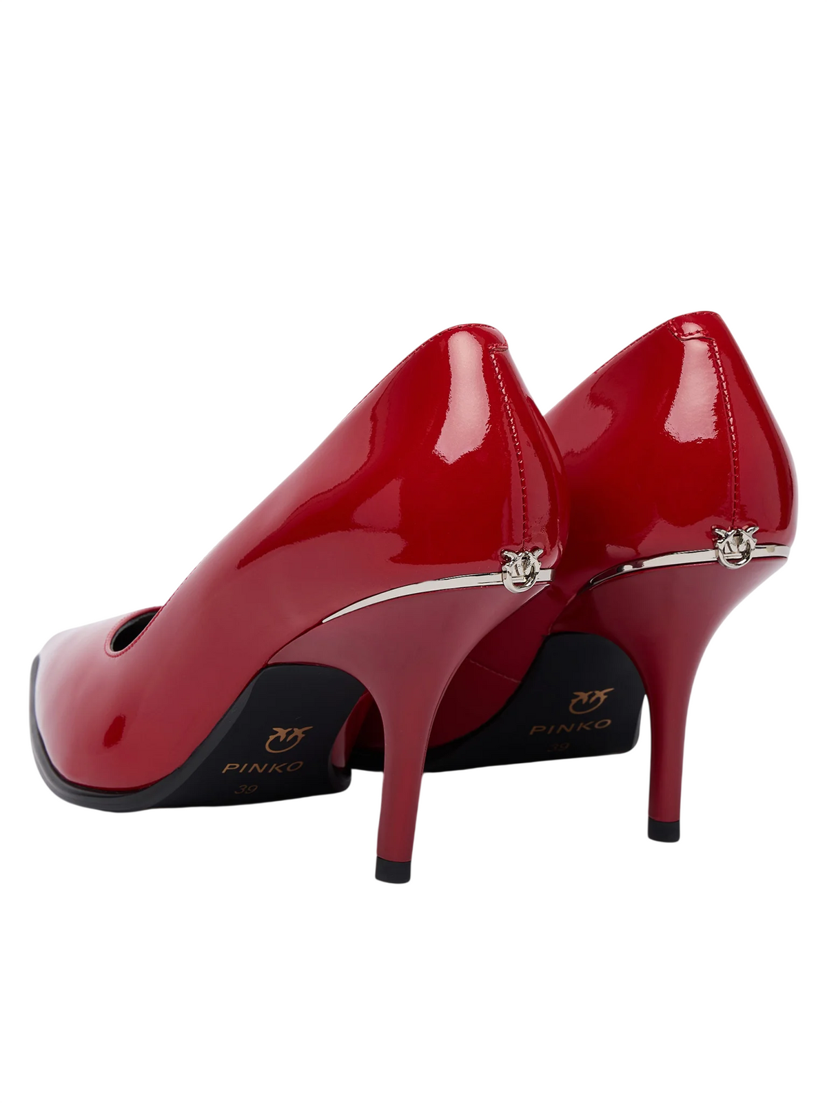 Pinko decollete donna in pelle effetto vernice rosso SD0611P050 R30 PINKO 