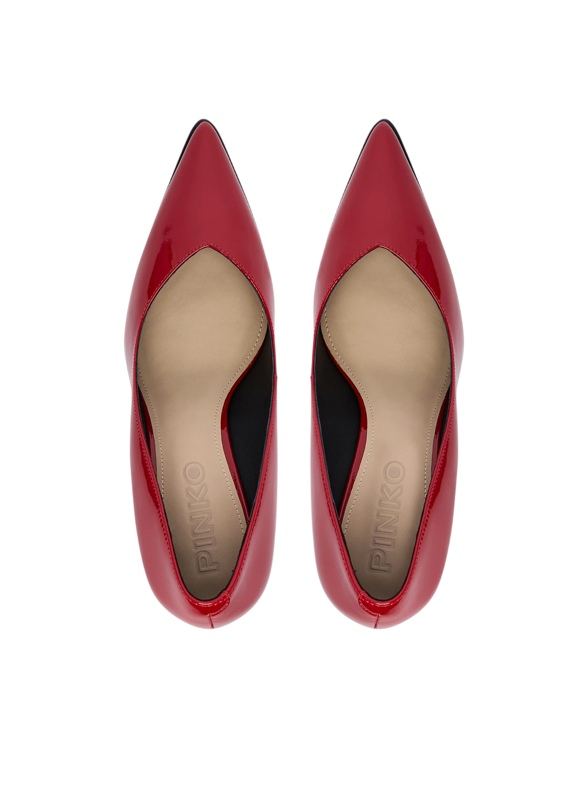 Pinko decollete donna in pelle effetto vernice rosso SD0611P050 R30 PINKO 
