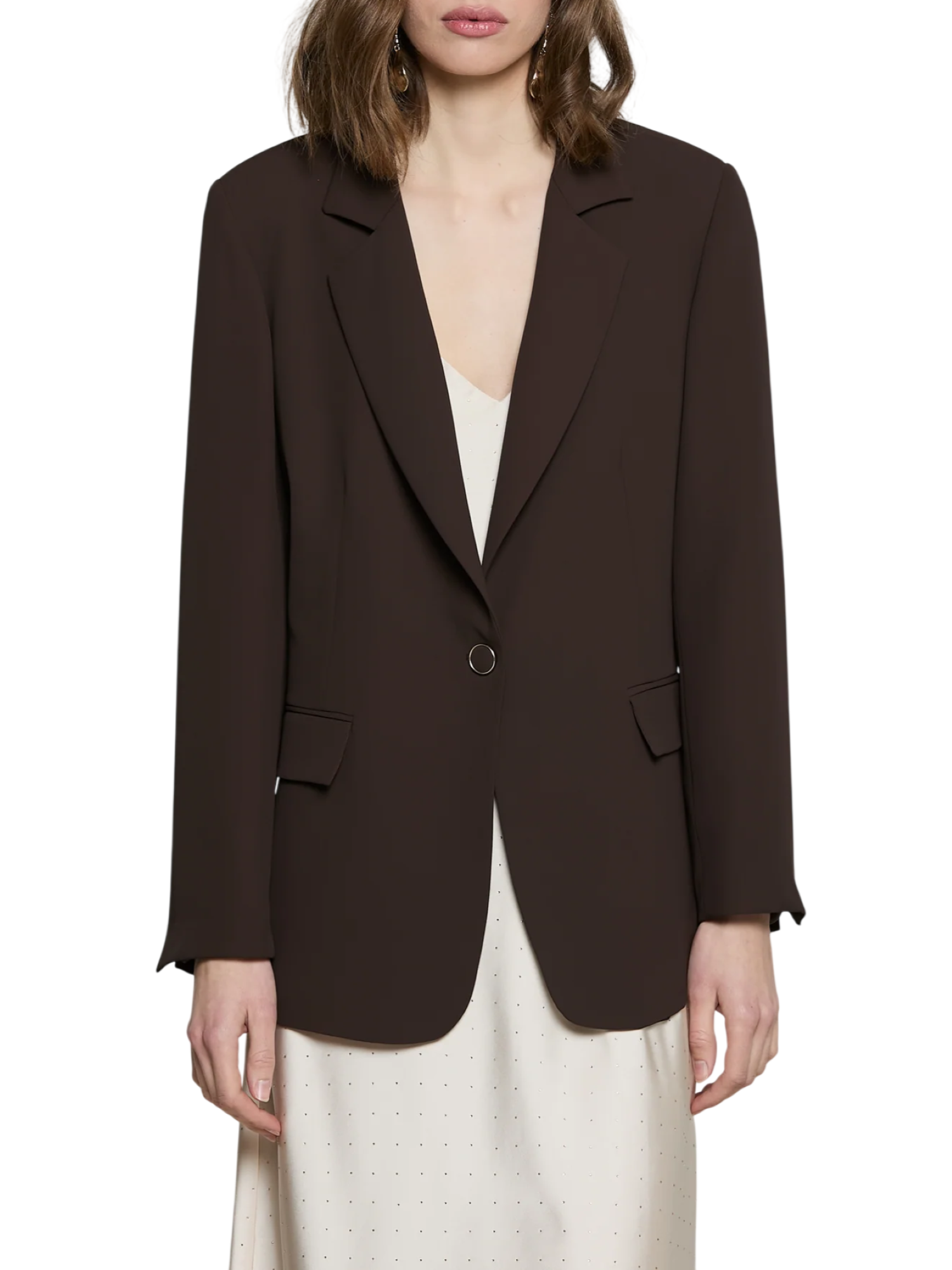 Relish giacca monopetto blazer Lastym donna marrone LASTYM 2961 RELISH 