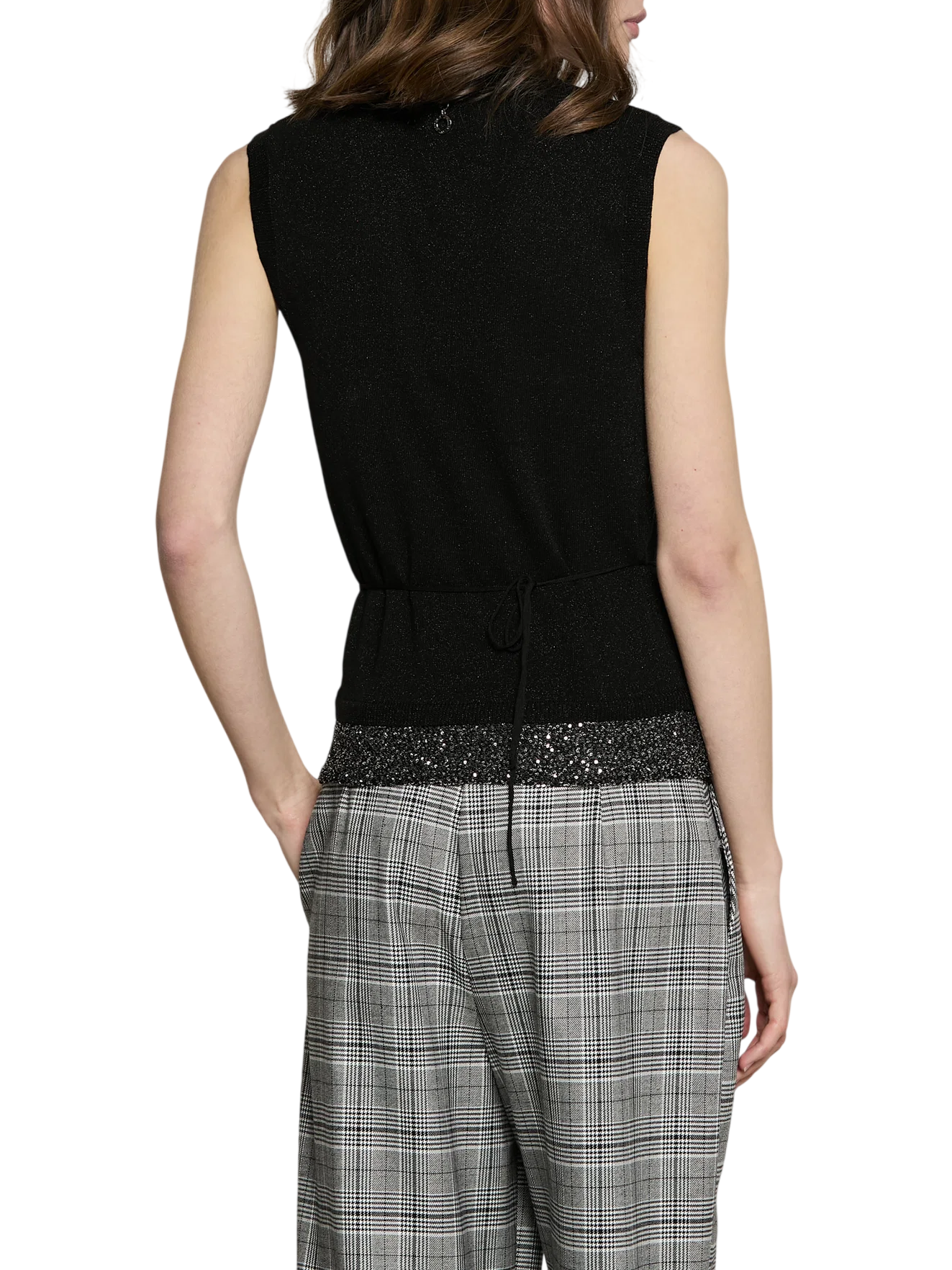 sman.collo alto fondo paillettes+ cint.fiore strass OPERATOR 1199 RELISH 