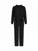 Sandro Ferrone completo donna in maglia cardigan top pantaloni nero