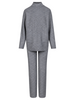 Sandro Ferrone completo in maglia donna con pantaloni grigio