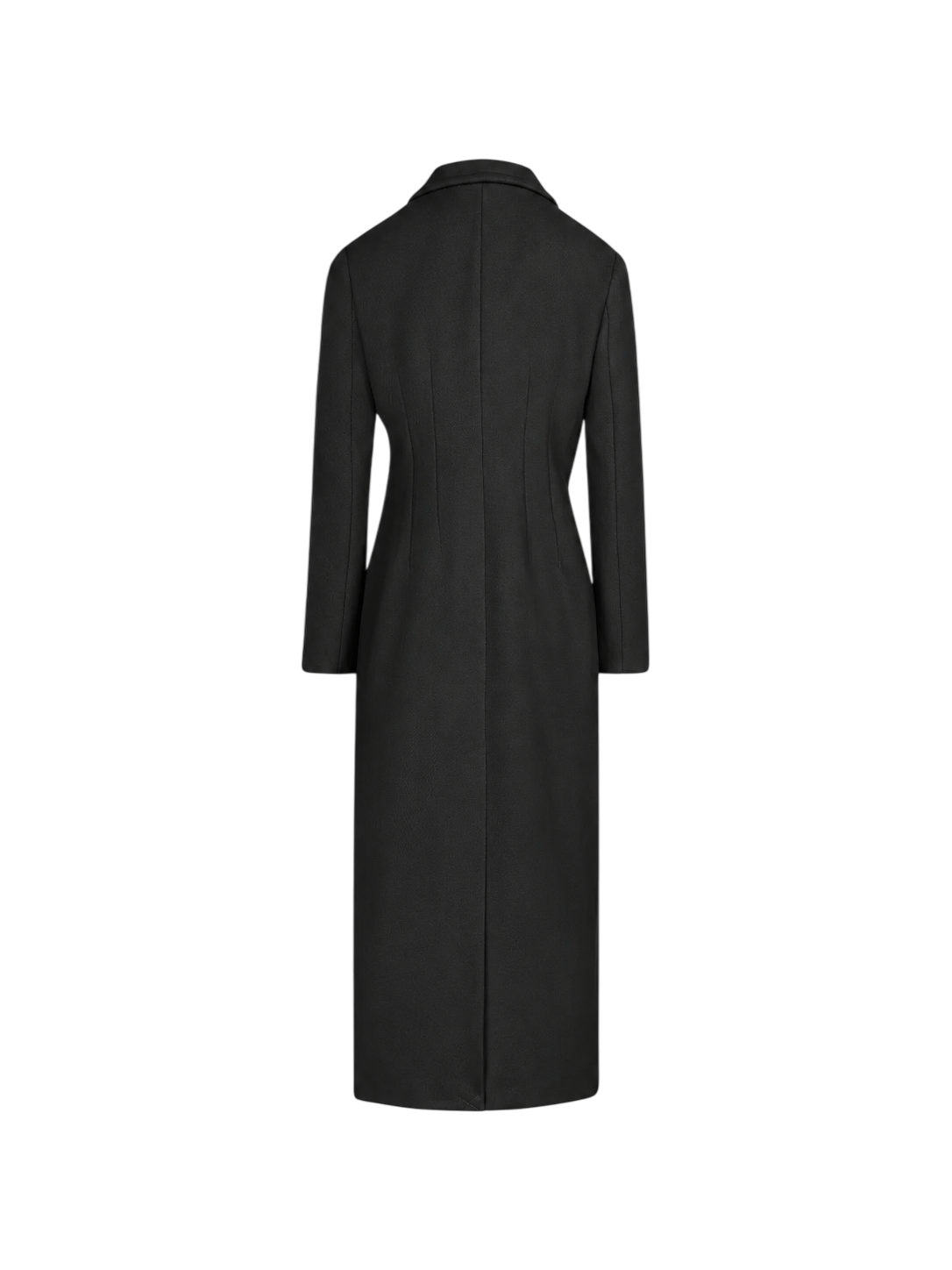 Sandro Ferrone cappotto lungo doppiopetto misto lana twill nero S15YBGULISSE NERO Sandro FERRONE 