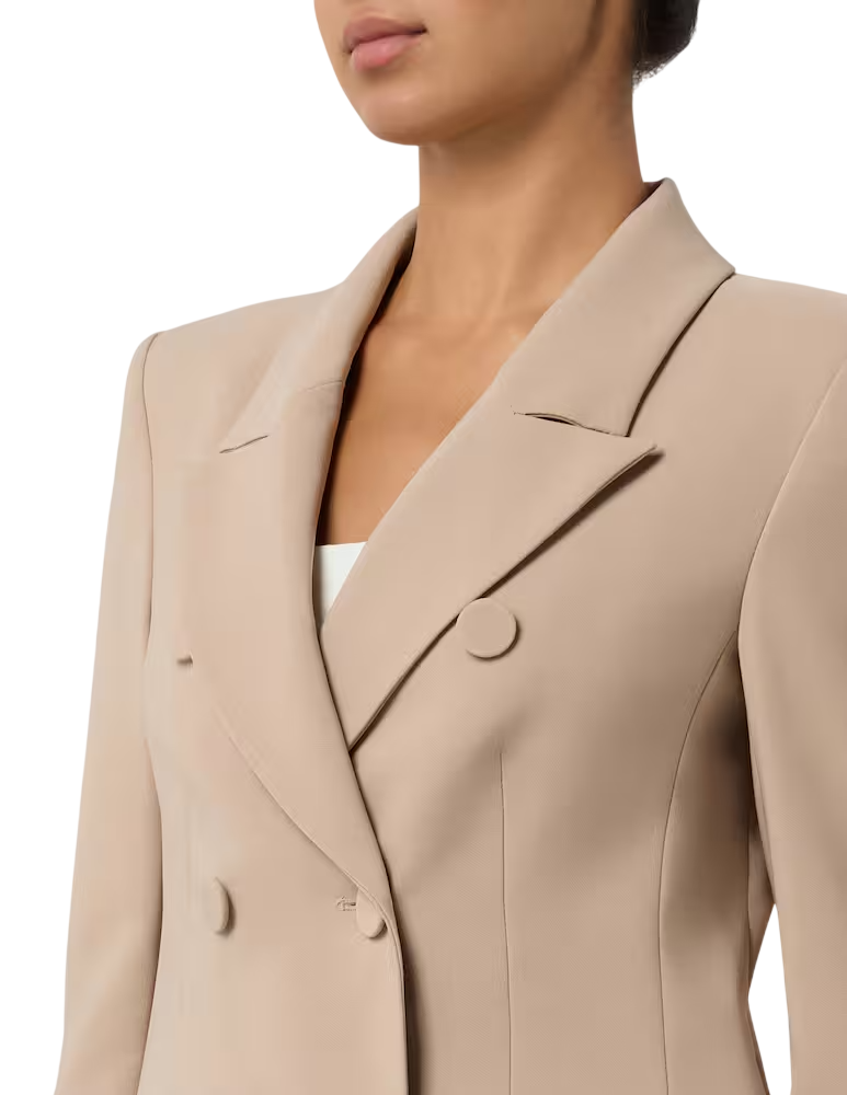 Sandro Ferrone giacca blazer doppiopetto donna Grara beige S18YBGRARA CASHA Sandro FERRONE 