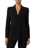 Sandro Ferrone giacca blazer doppiopetto donna Grara nero