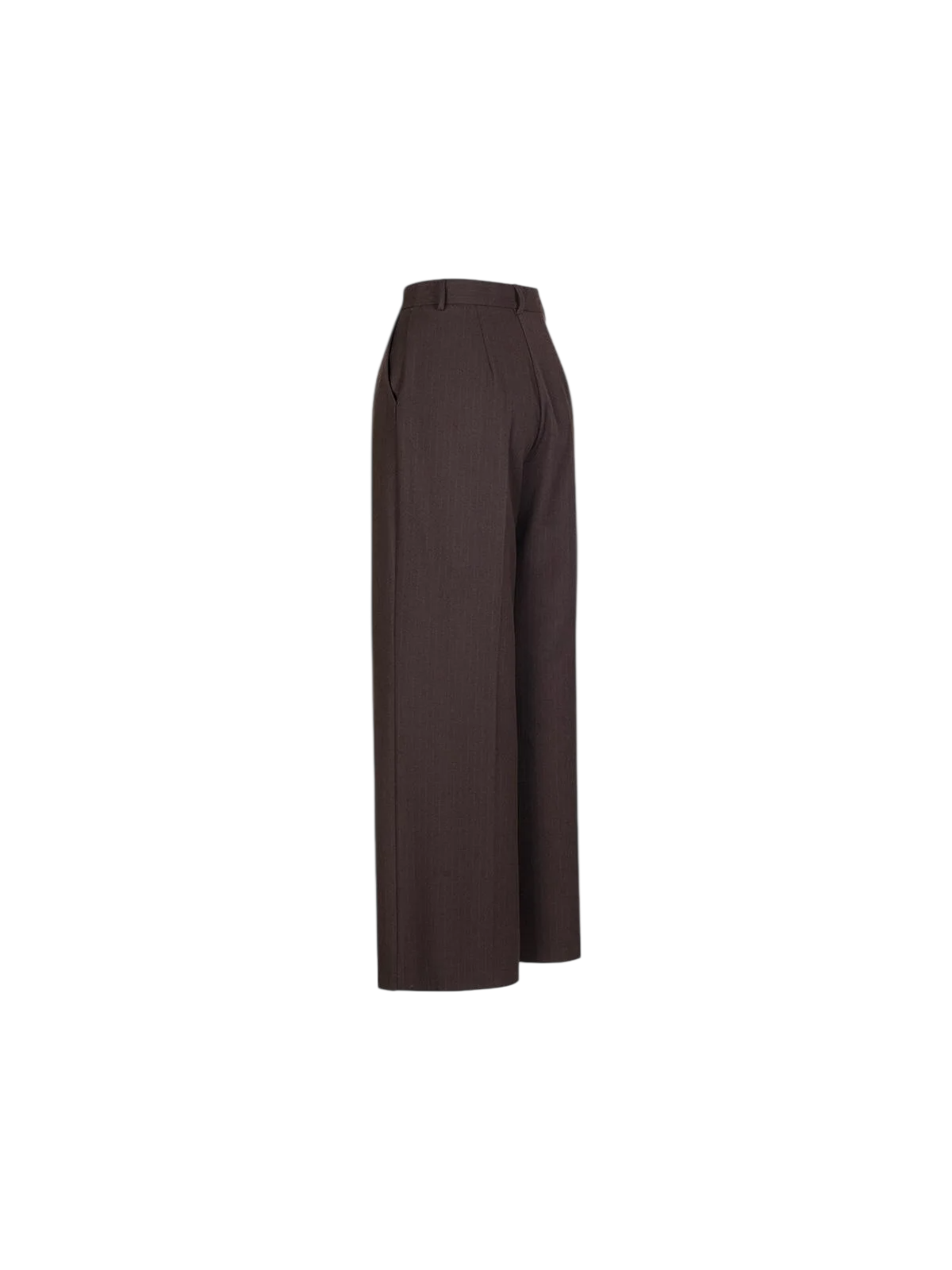Sandro Ferrone pantaloni palazzo gessati Fenice donna marrone S25YBGFENICE CACAO Sandro FERRONE 