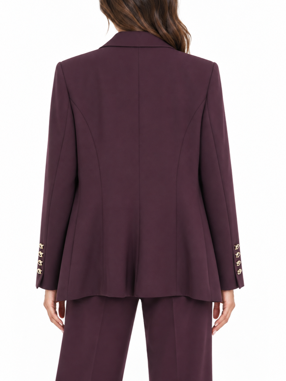 Silence giacca blazer monopetto donna Phoenix borgogna GI5394 CHOCO WINE SILENCE 