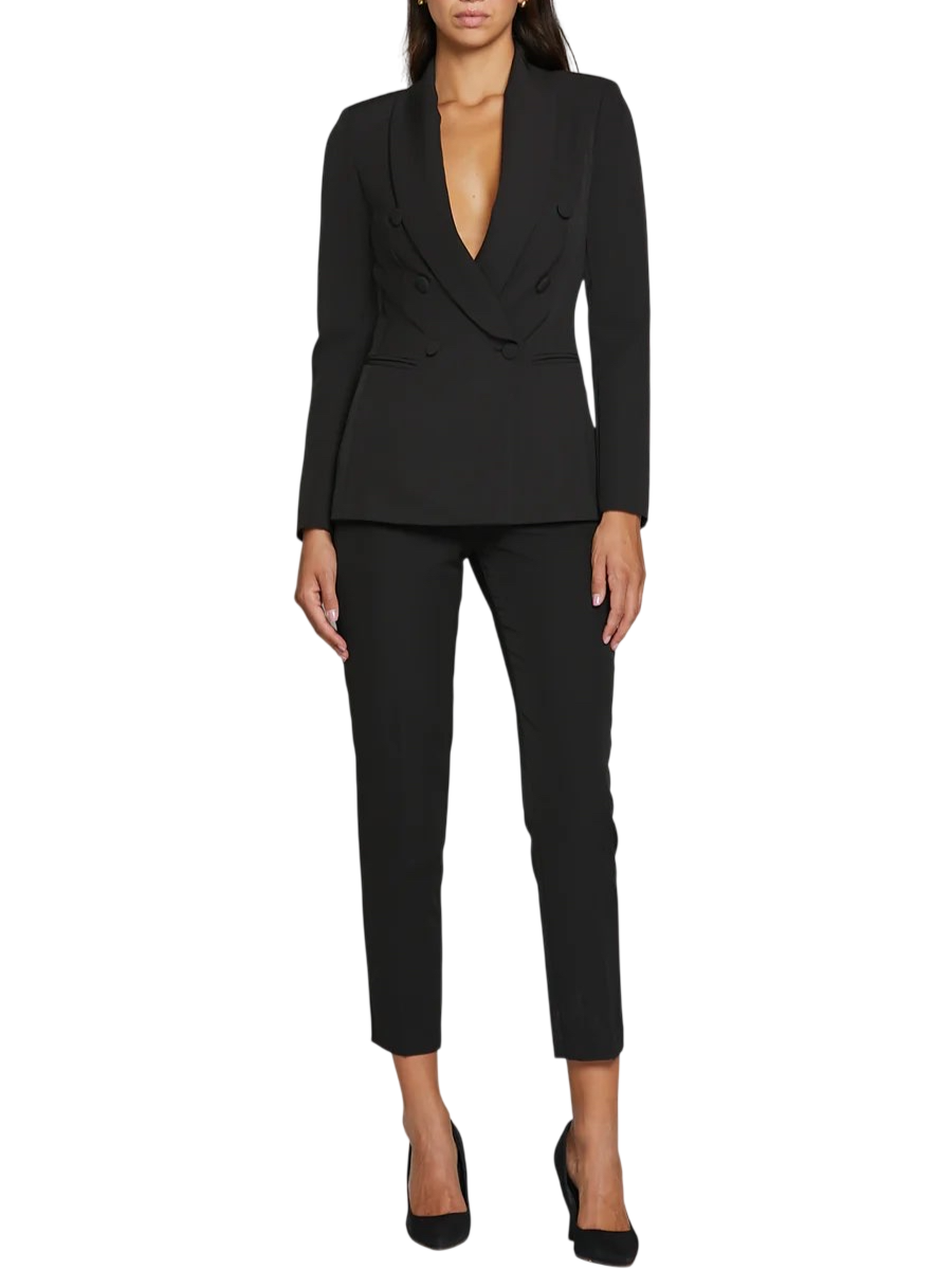 Silence giacca blazer doppiopetto donna Daily nero NP5059DAILY BLACK SILENCE 