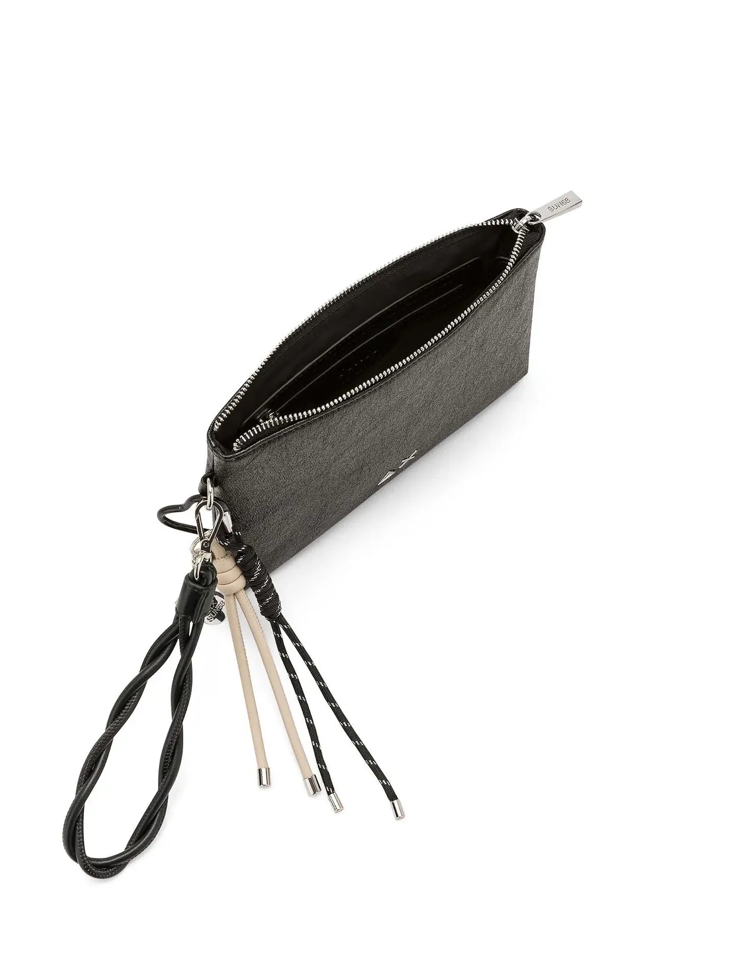 Sun68 pochette donna in scuba laminata con cinturino nero Y46230 11 SUN68 