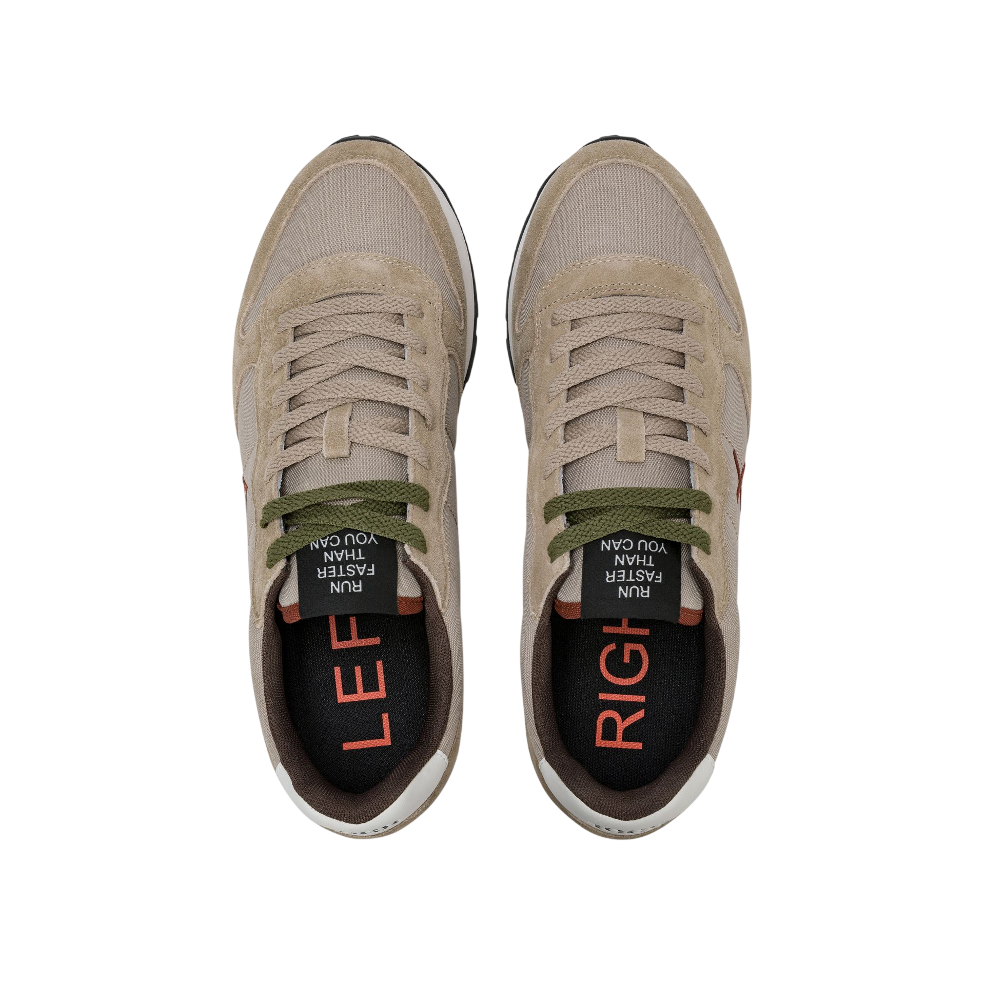 Sun68 sneakers uomo Tom Solid in tessuto e suede beige Z46101 BEIGE SCURO SUN68 