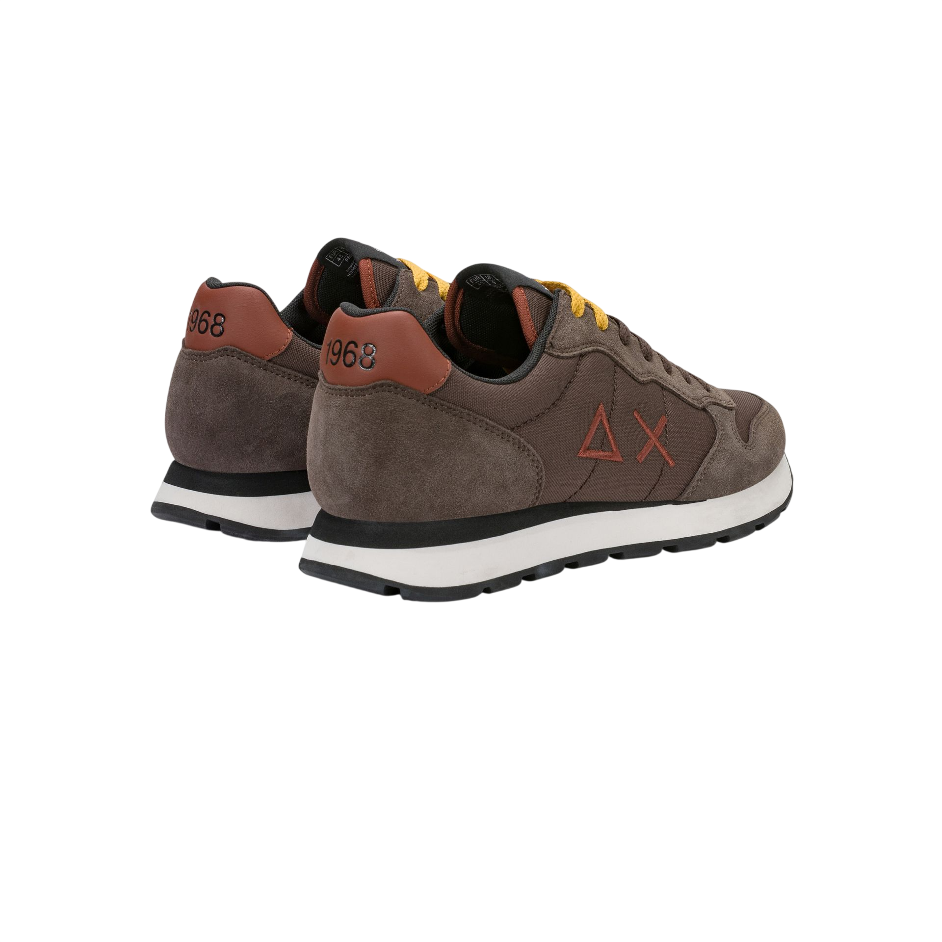 Sun68 sneakers uomo Tom Solid in tessuto e suede marrone Z46101 MARRONE SUN68 