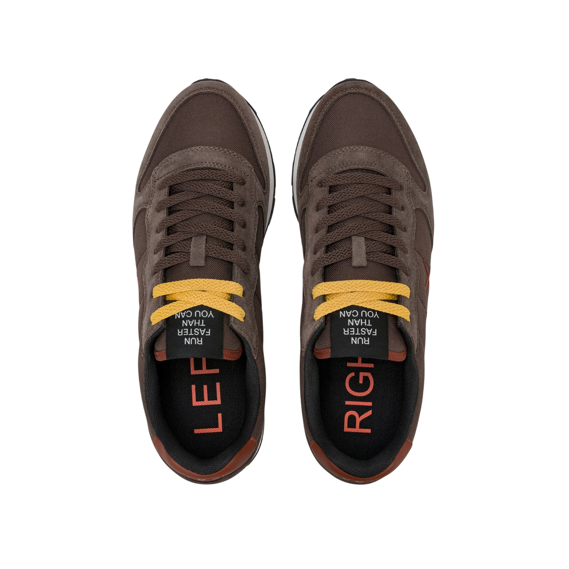 Sun68 sneakers uomo Tom Solid in tessuto e suede marrone Z46101 MARRONE SUN68 