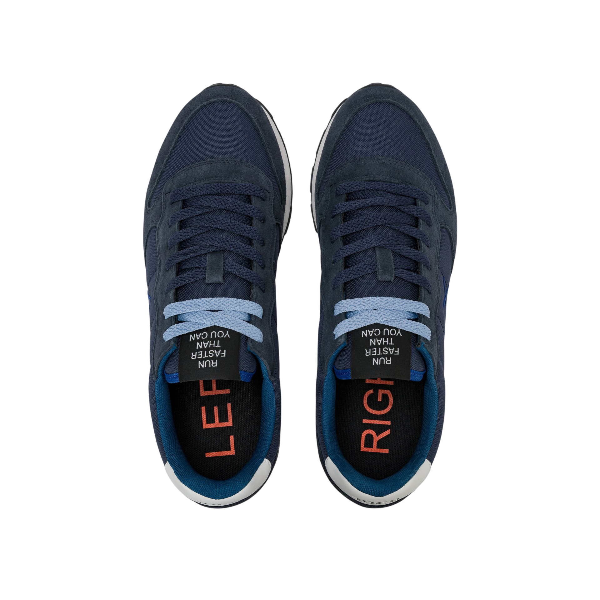 Sun68 sneakers uomo Tom Solid in tessuto e suede blu Z46101 NAVY BLUE SUN68 
