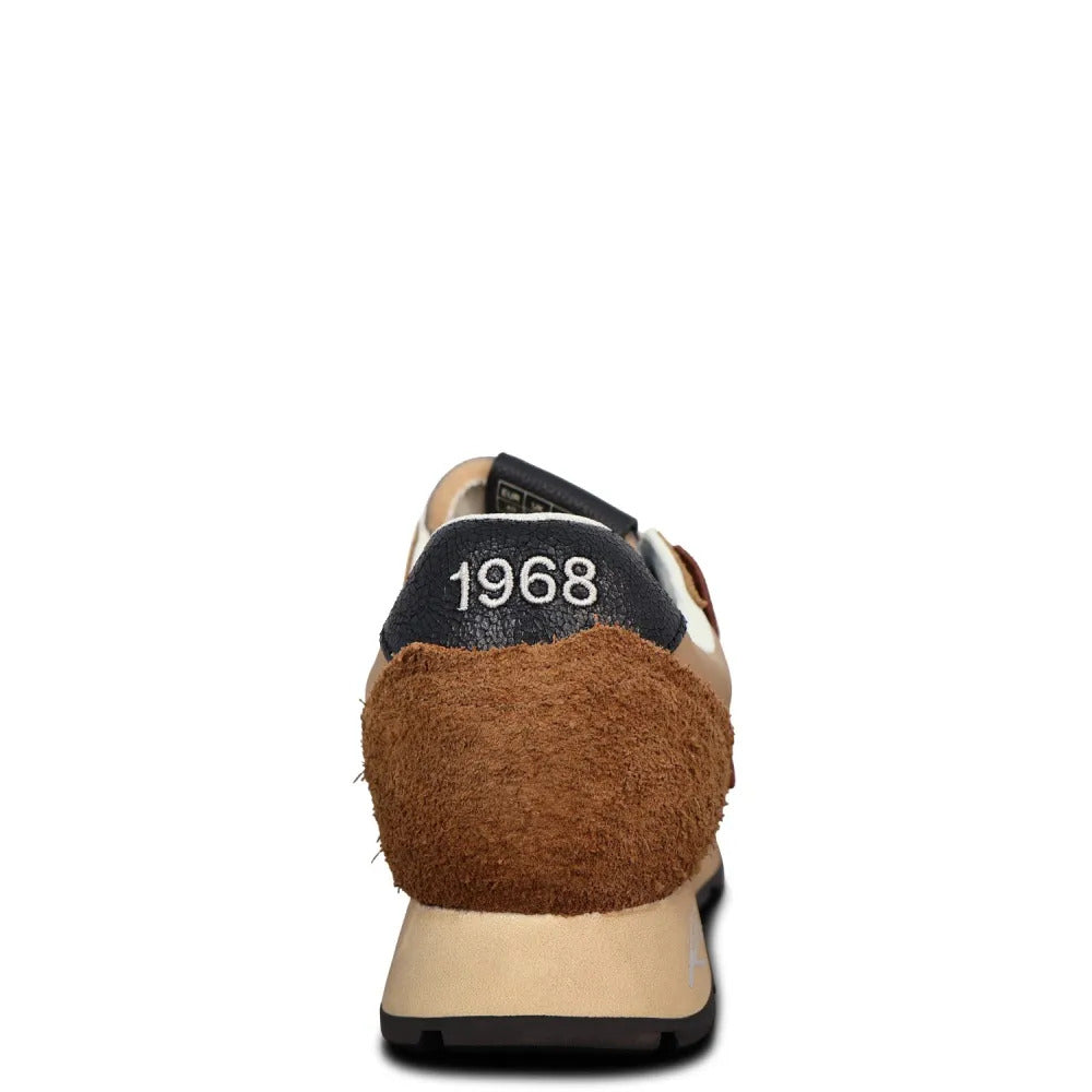 Sun68 sneakers uomo Tom Vintage in suede e tessuto marrone Z46105 VOLPE SUN68 