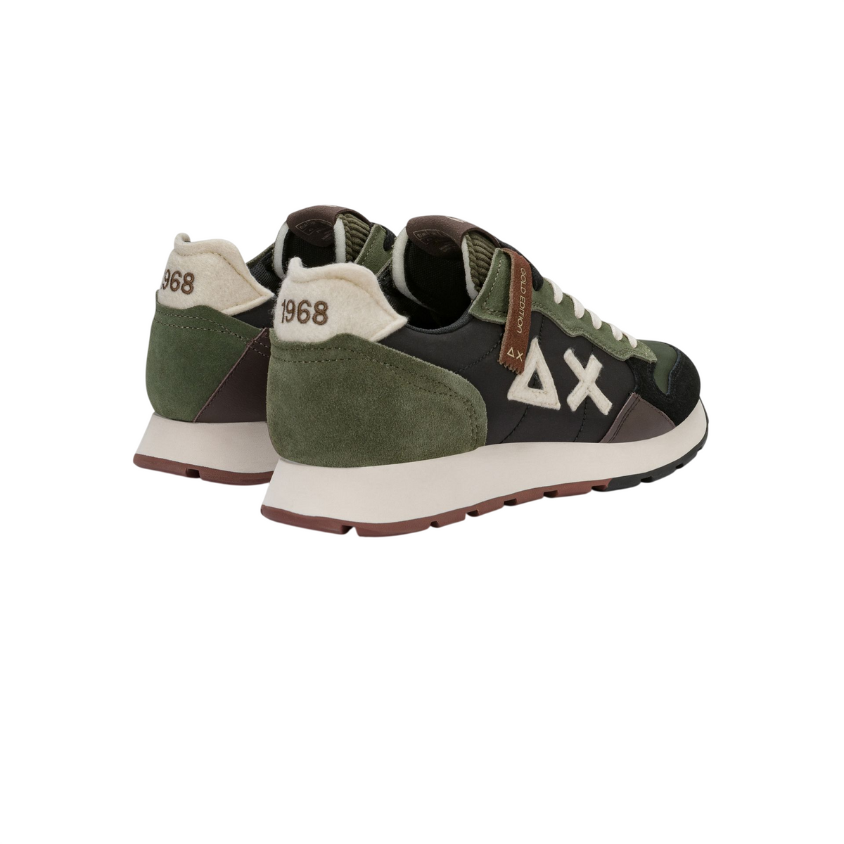Sun68 sneakers Tom Winter uomo colorblock verde Z46107 MILITARE SCURO SUN68 
