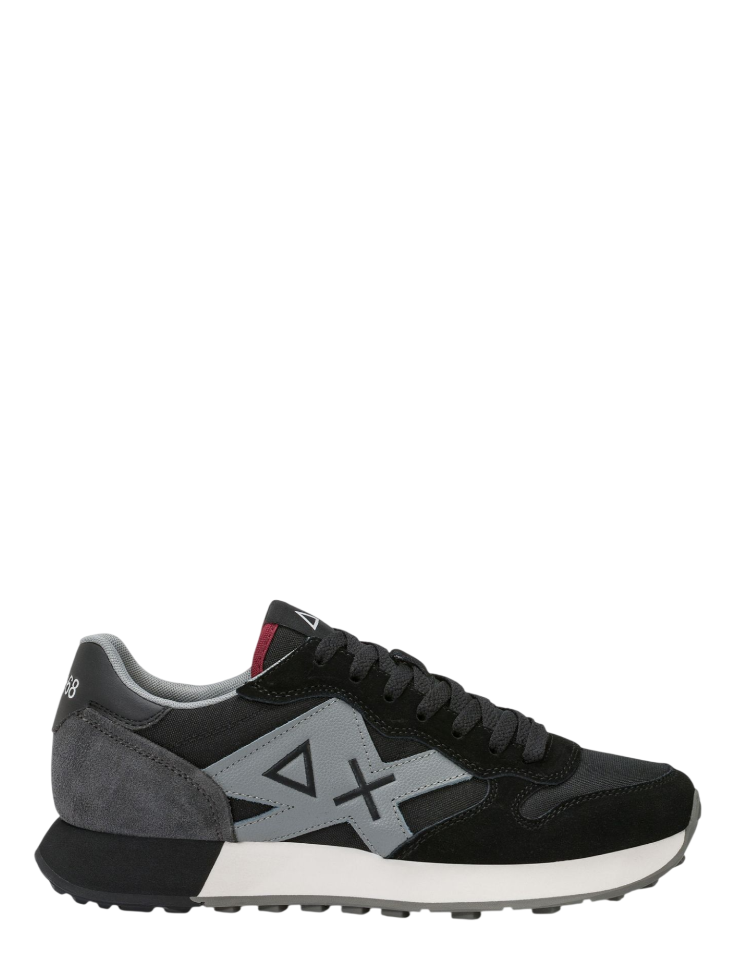 Sun68 sneakers uomo Jaki 2.0 Solid in mesh e tessuto nero Z46121 NERO SUN68 